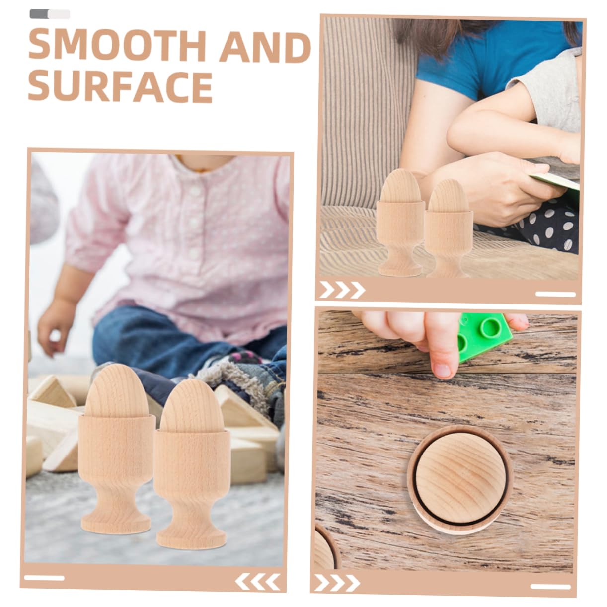 YARNOW 1 Set Egg and Cup for Hand Eye Coordination Montessori Preschool Training Plaything Fun Early Educational for Birthday