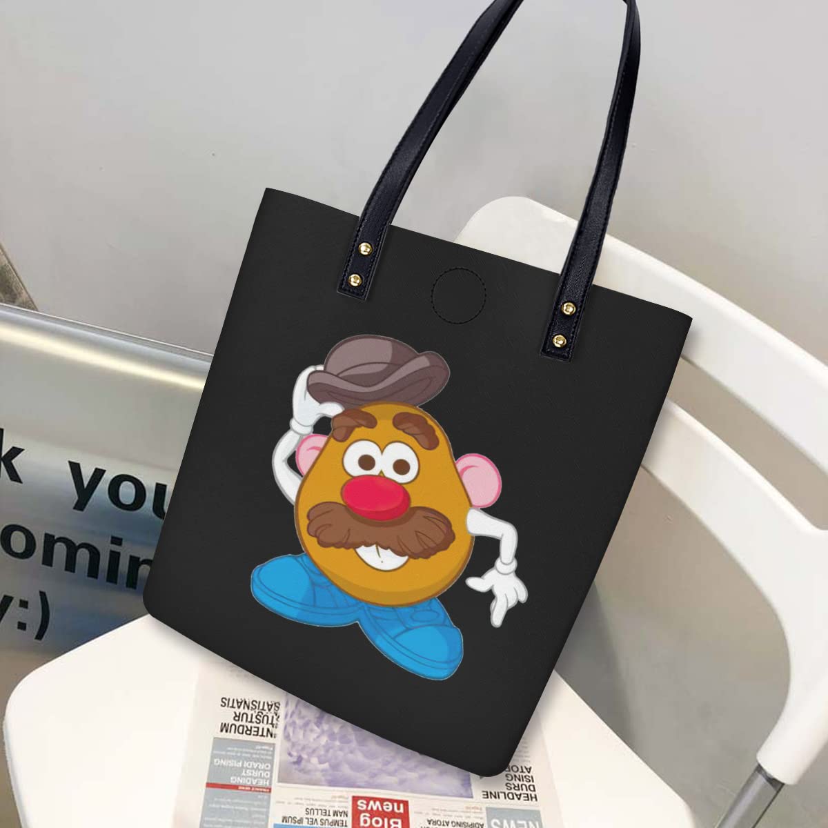 Amazon.co.jp: ミスターポテトヘッド ショルダーバッグ A4 大容量 PU 