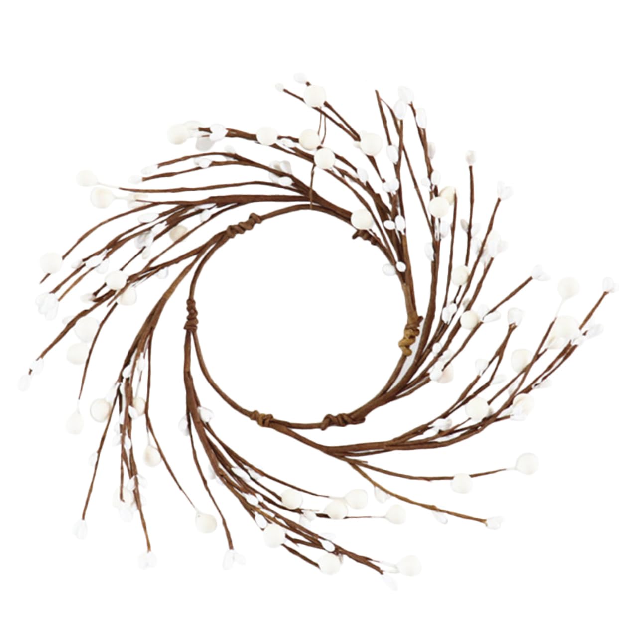 Ciieeo Christmas Candle Garland Artificial Berries Festive Wreath for Holiday Decor for Trees Doors and Fireplaces Charming Centerpiece for Parties