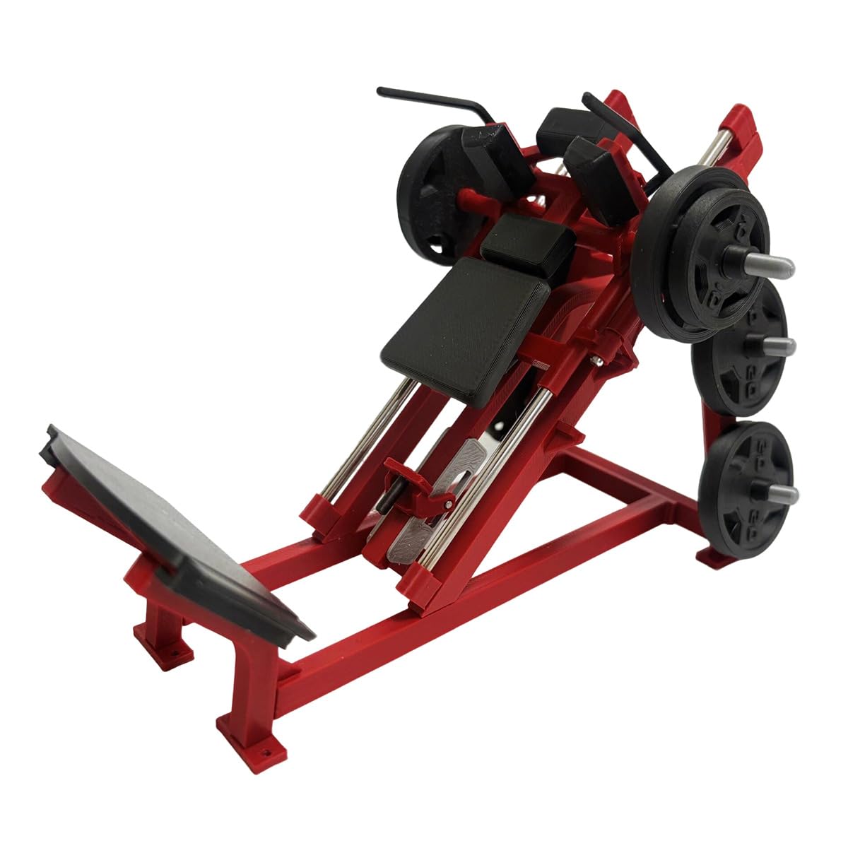 Quibuilds Mini Hack Squat Machine Model Set, Desktop Display for Fitness Lovers/Gym Enthusiasts