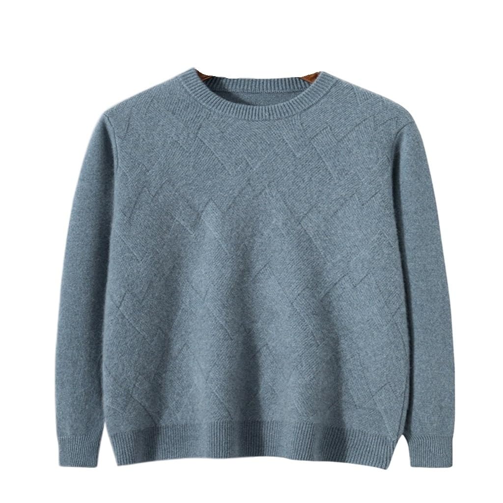 Pull en cachemire homme col rond pour éviter les pulls lourds qui grattent