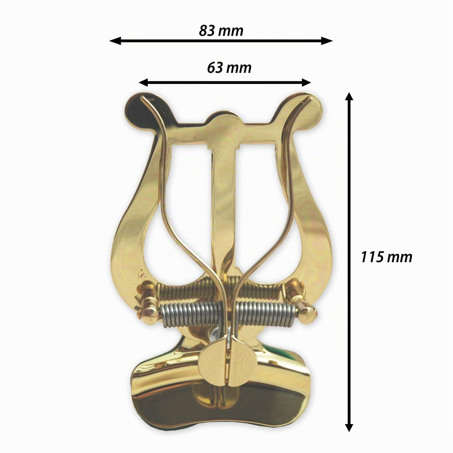 Lira para Trompeta, Corneta, Fliscorno Soundman® - Atril de marcha para trompeta y corneta con abrazadera Yellow Brass Atriles de lira