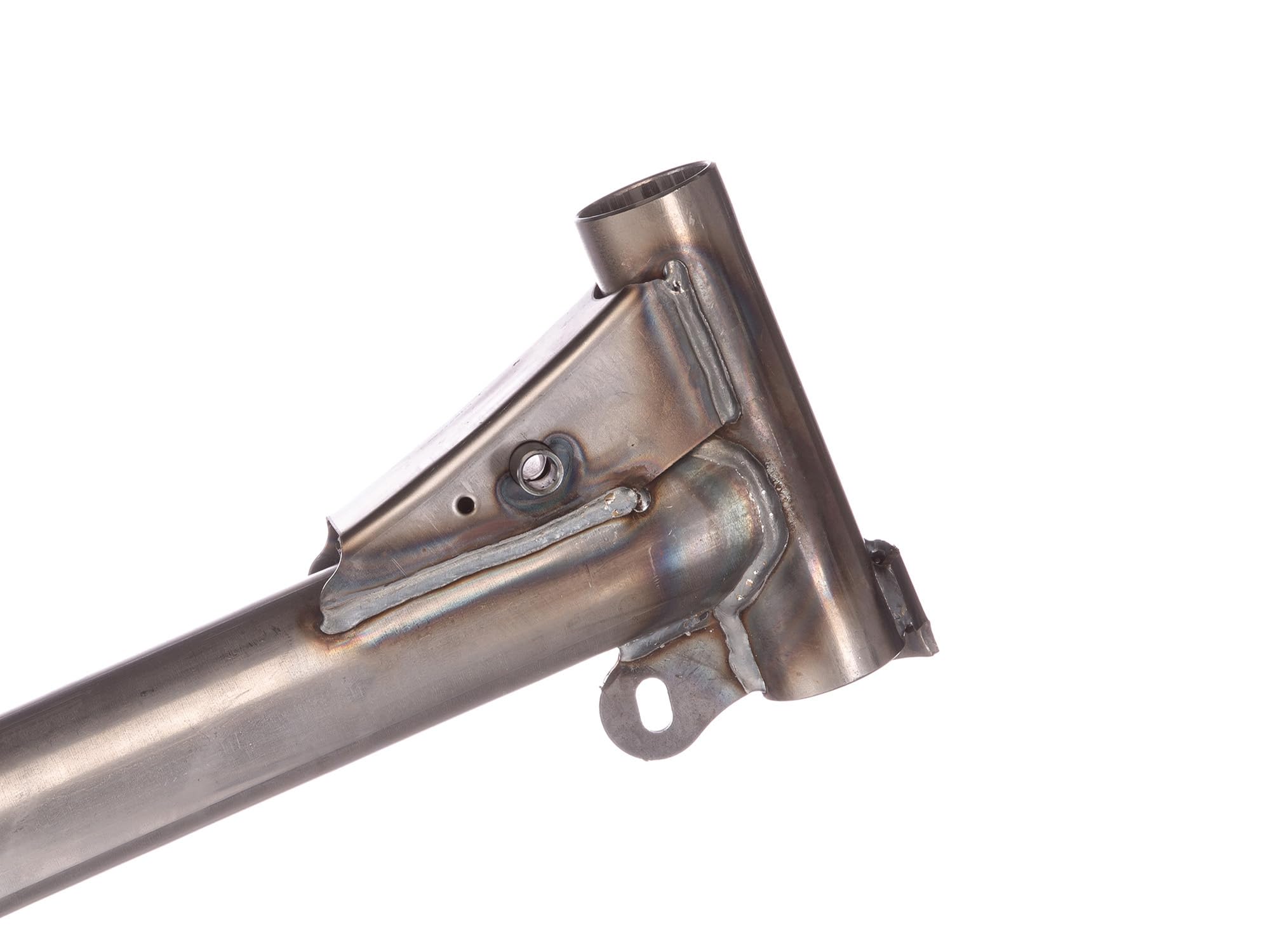 MZA Rahmen, mit Knotenblech Enduro, ohne Typschild, unbeschichtet - Simson S50, S51, S53, S70, S83