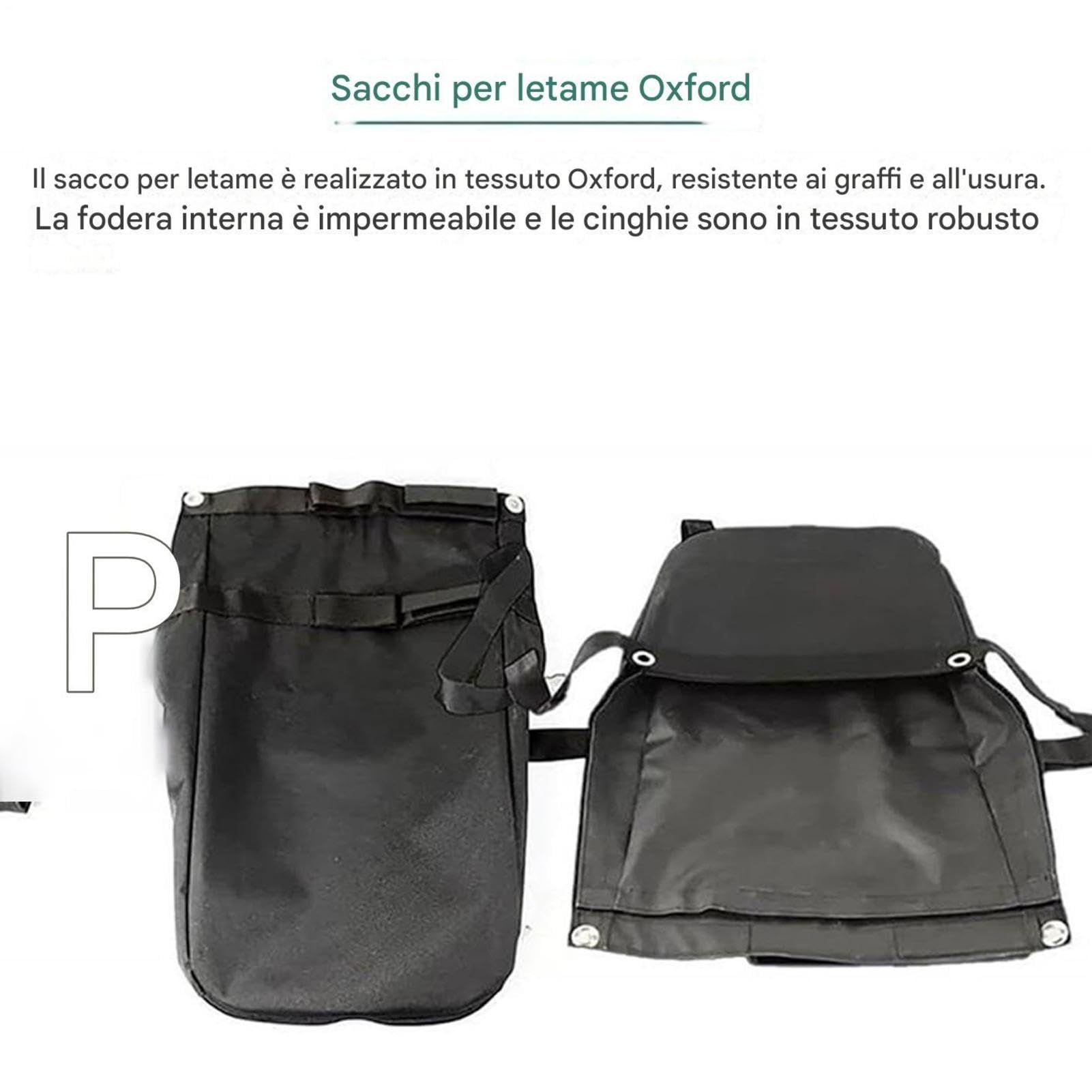 Sacco Per Letame Di Cavallo Impermeabile e Portatile per Raccolta e | Borsa per Letame di Cavallo Pieghevole Per Parco, Strada, Interni, Veicolo, Fattoria, Eventi