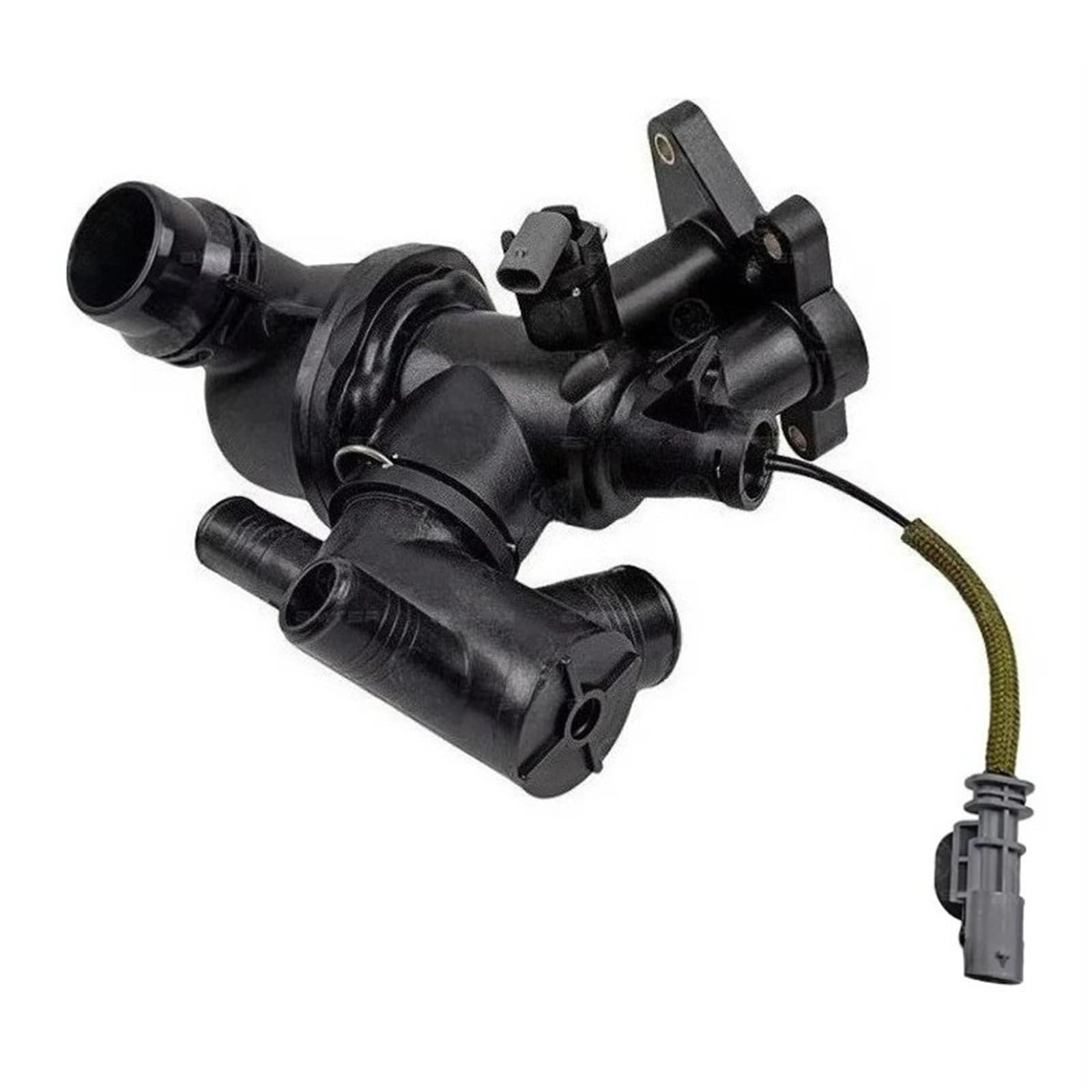 Obudowa termostatu z szyjką wodną LR073694 LR105975 Termostat płynu pasuje do Land Rover Discovery Sport, Jaguar E-Pace 2017, Range Evoque 2012- L538 L550
