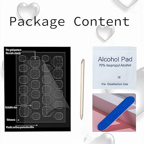 Miniatura 6 de Uñas postizas largas de Pascua a presión con forma de almendra, color rosa nude, brillante, uñas acrílicas con bonito patrón de conejo, uñas con