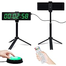 Gym Timer Clock for Home Gym, Fitness Timing with Start/Stop Button &Remote