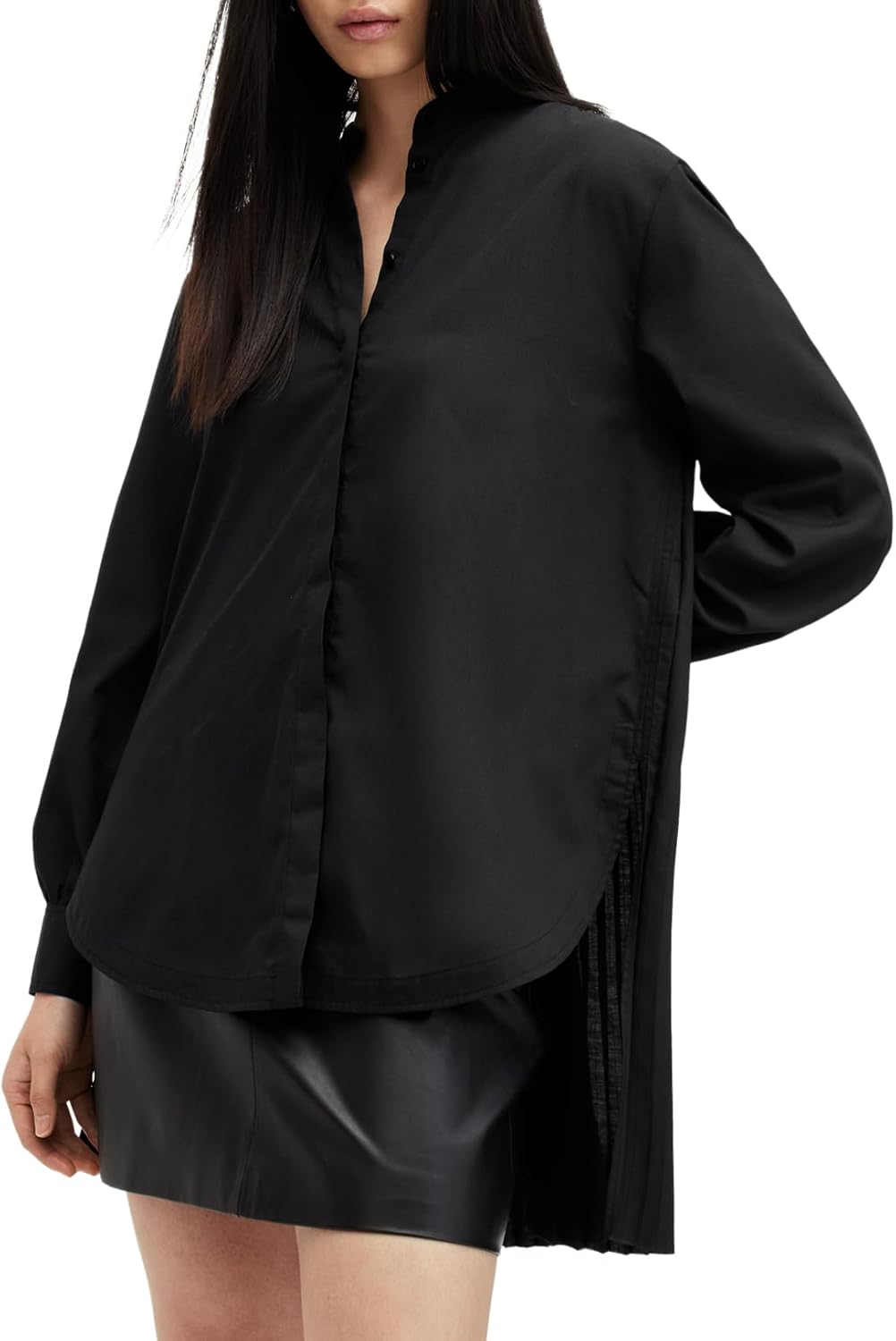 AllSaints Womens Percy Shirt - Image 4