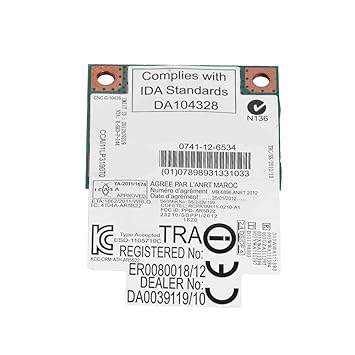 Dual Band 2.4G/5Ghz Wireless Network Card, 300Mbps Bluetooth 4.0 WiFi Mini PCI-E Wireless Card for Desktop Computers