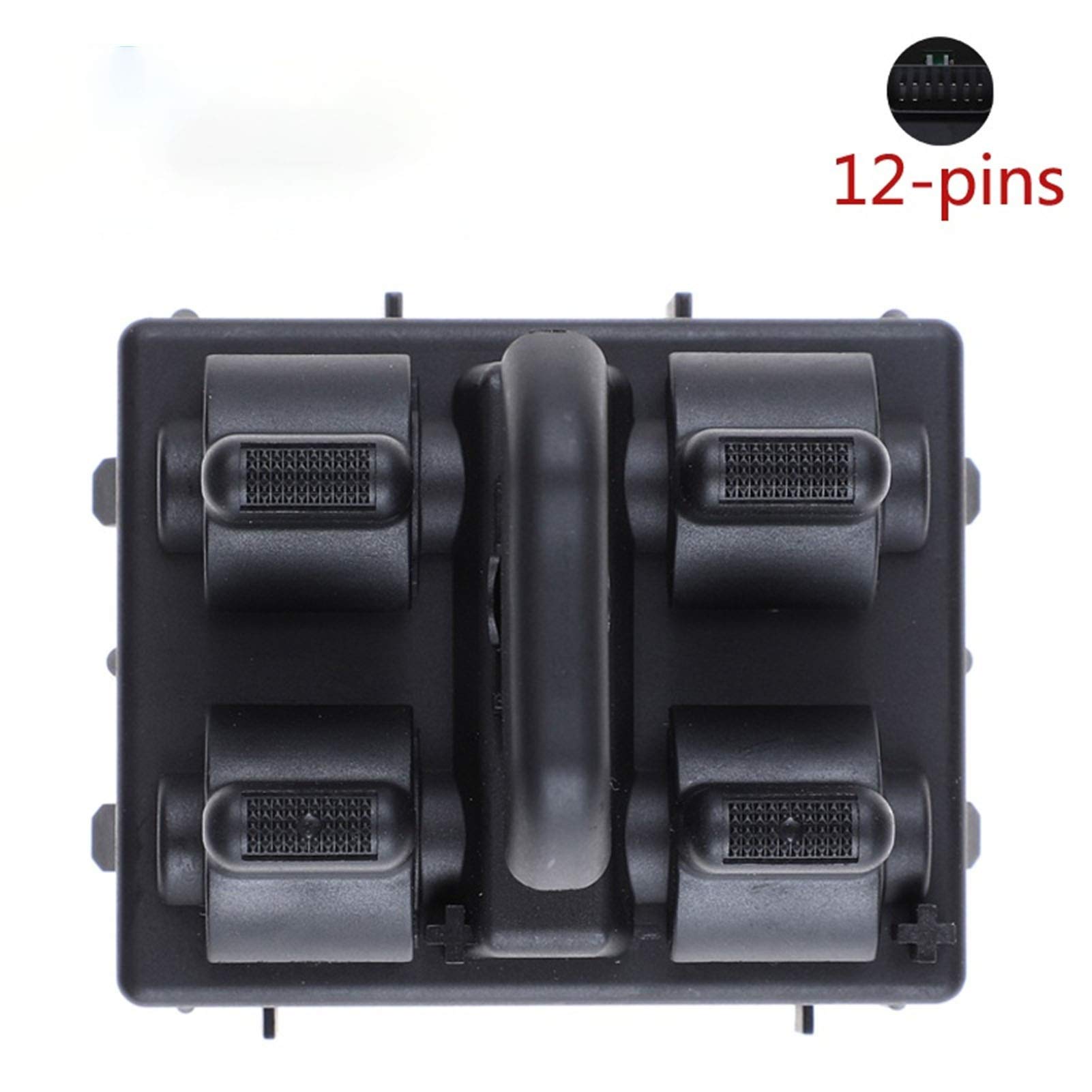 Interruttore di Controllo della Finestra 4602756AB Interruttore per finestre di Alimentazione Principale Anteriore LH Driver Side Fit per Jeep Wrangler 4 Door 2007 2008 2009 2010