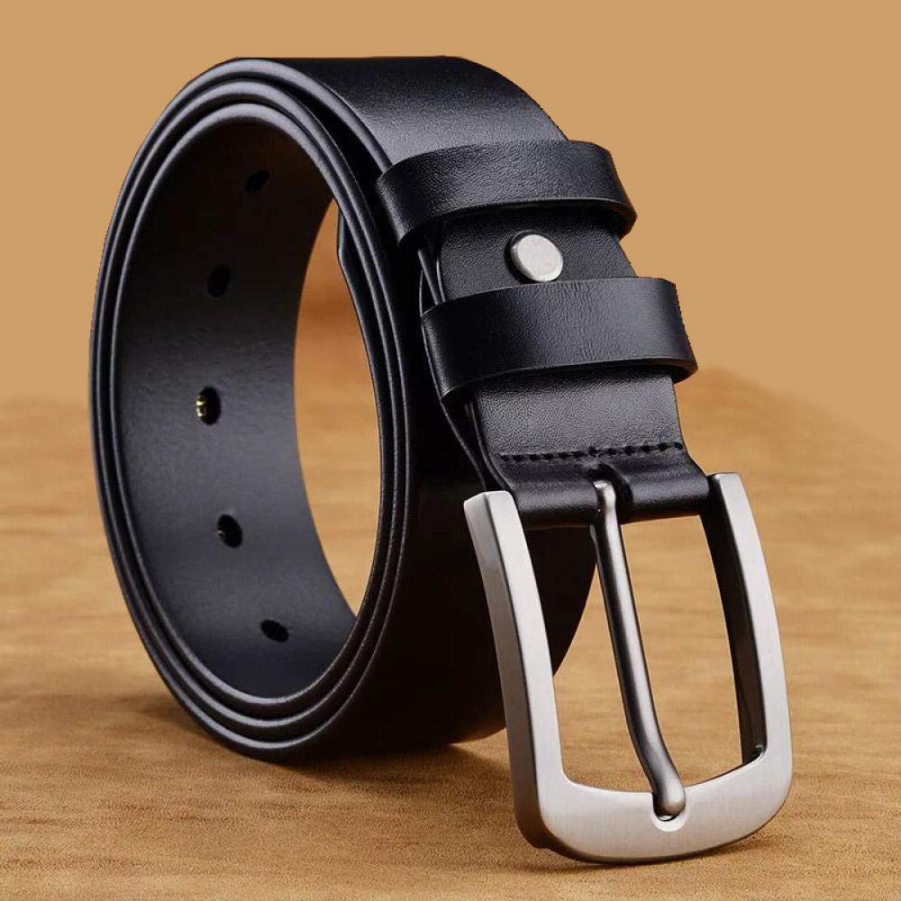 Ceinture d'hommes simple faite main avec boucle ardillon classique - 3