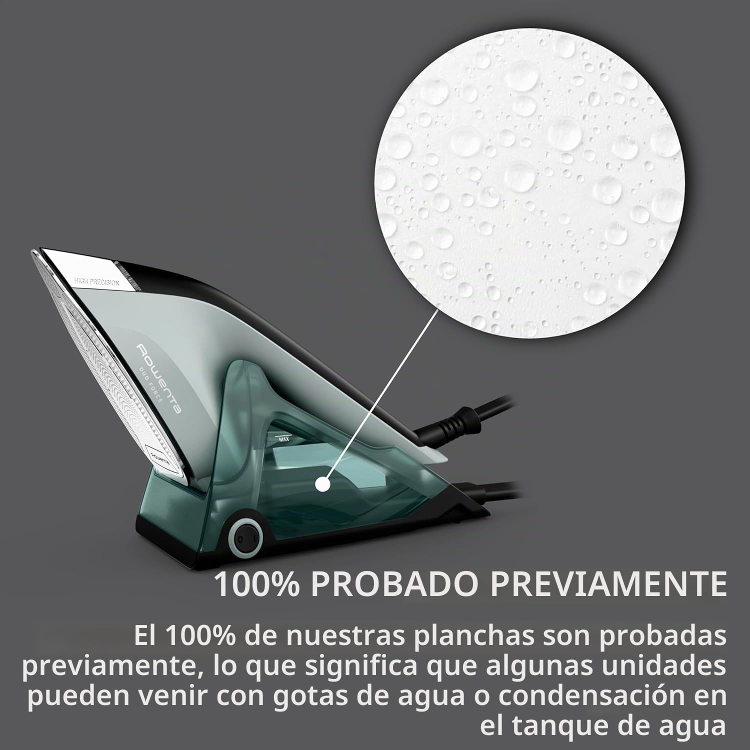 Rowenta Duo Force, plancha de vapor 2 en 1 y Vaporizador de ropa, Versátil y Cuidado de la ropa, JR4030U1 | 0 unidades