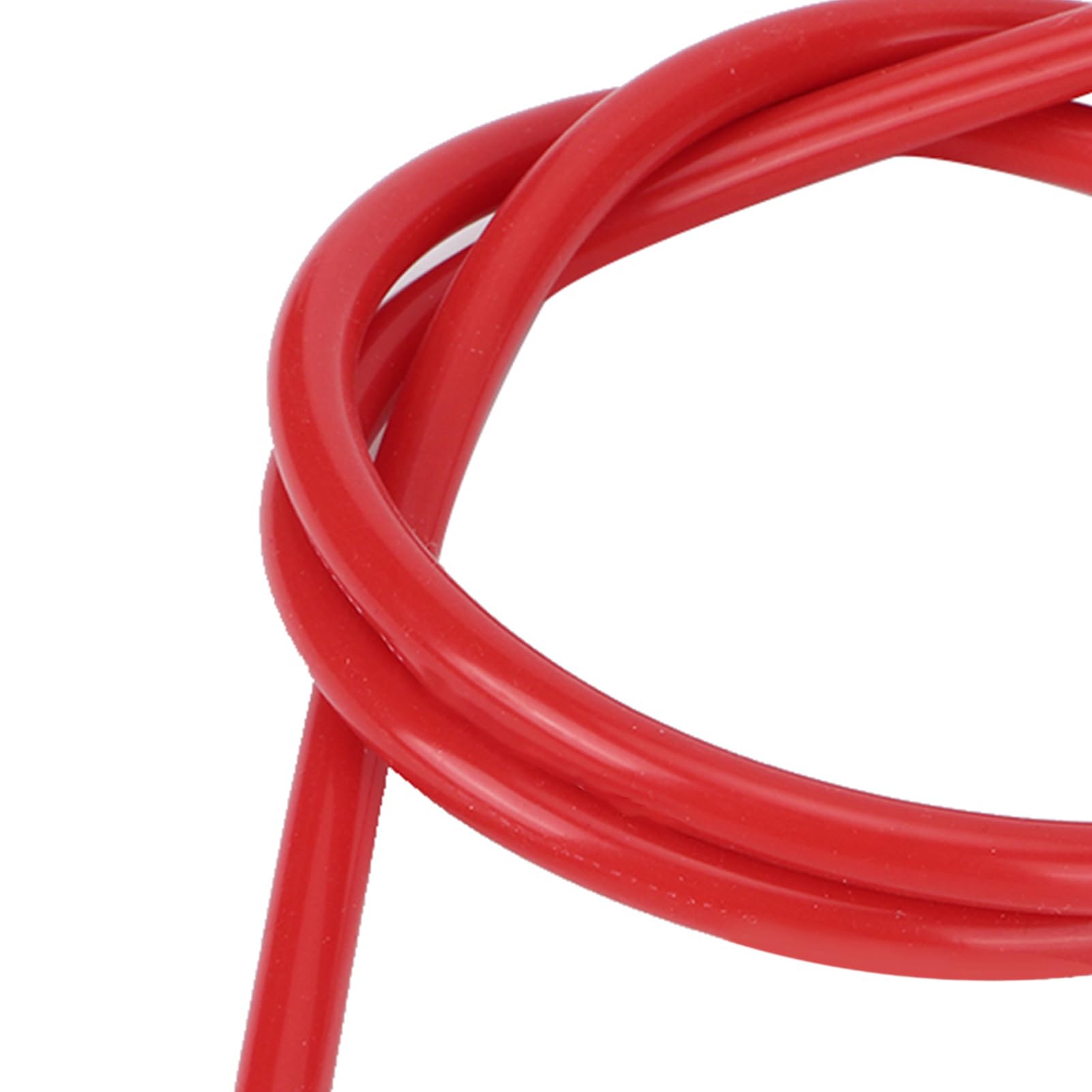 Przewód zapłonowy Qiilu 2 szt. Kabel zapłonowy samochodu 8mm 1m Długość Przewód zapłonowy z węglika krzemu (czerwony)