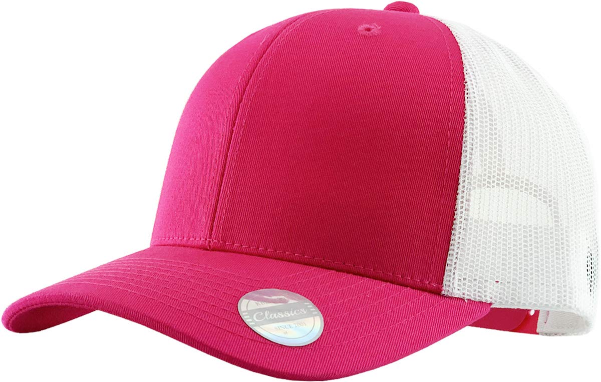 Classic 6 Panel Cotton Twill Mesh Trucker Cap Hat Adjustable Snapback Hat