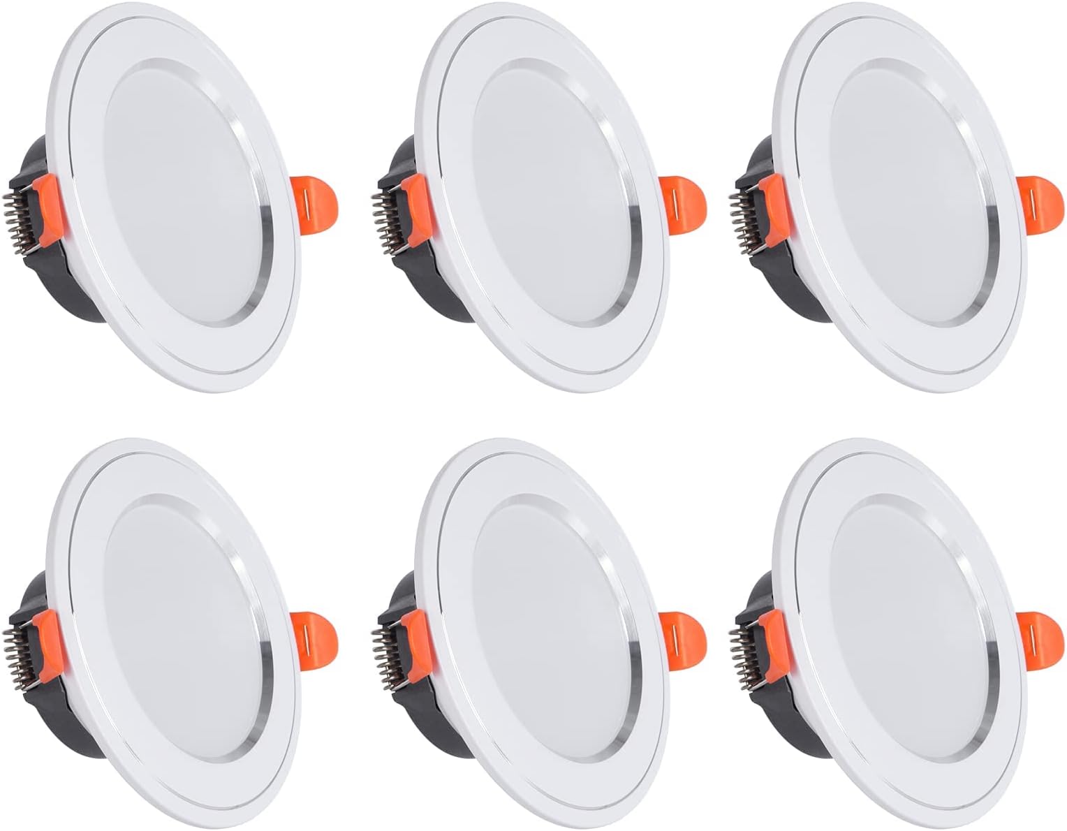 Spot led encastrable, extra plat, encastré lampe plafonnier plat rond