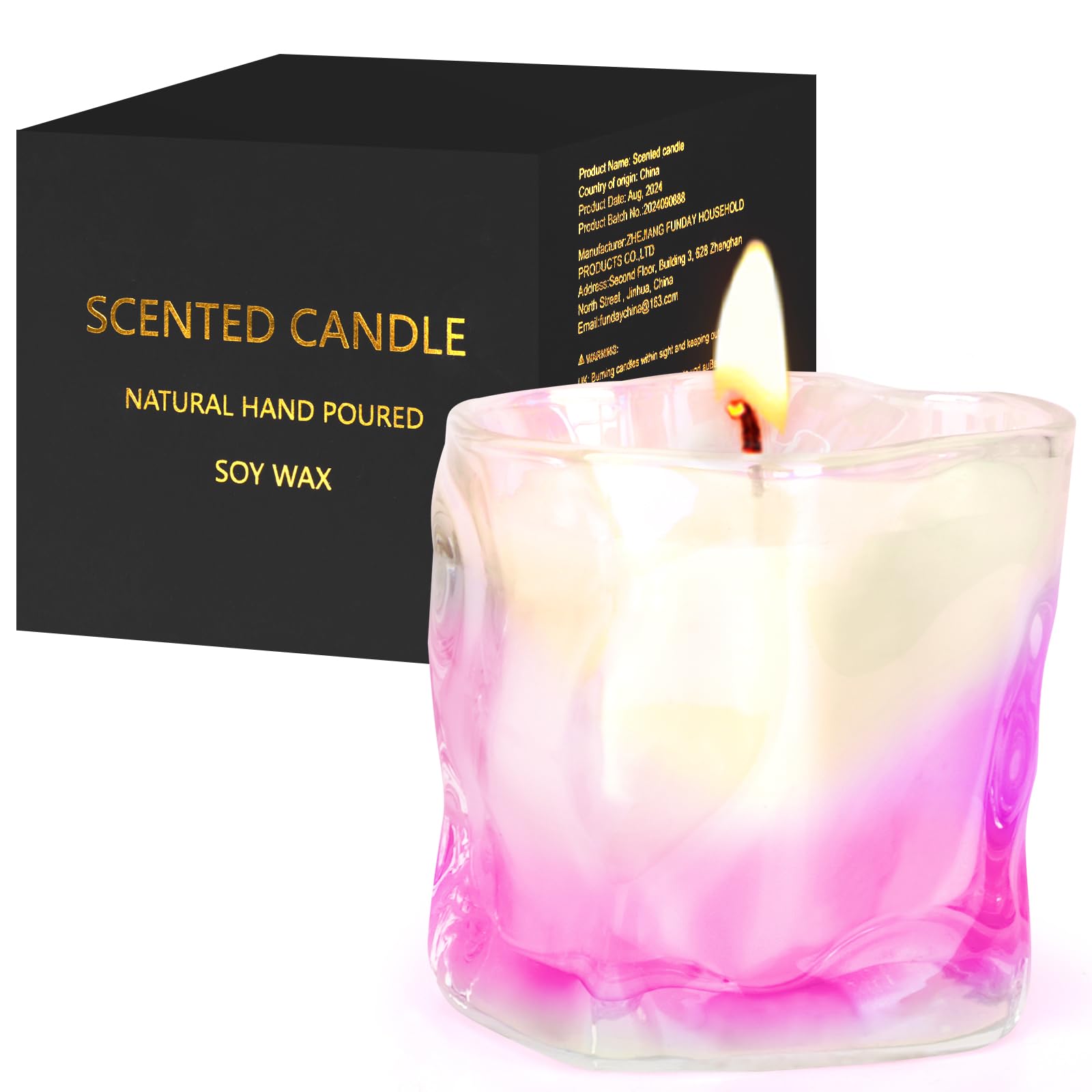 Juego de Regalo de Velas Aromáticas Navidad para Mujer,Velas Aromaticas para Regalo,Velas de Cera de Soja Natural para Mujeres,Día de la Madre, Cumpleaños,Vela Aromática para Decoración Navideña