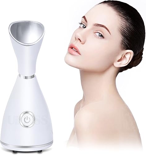 Vaporizador facial para cara, vaporizador facial nano iónico para limpieza profunda facial, humidificador portátil de spa para el hogar, hidratante,