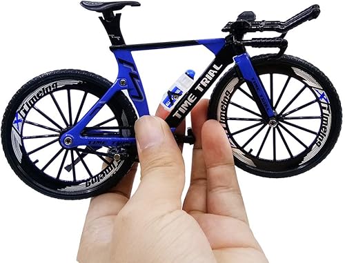 Miniatura 51 de Ailejia Adorno de bicicleta de montaña de aleación MTB, modelo de bicicleta, decoración de pastel de carreras, bicicleta DH, dedo de montaña, Negro