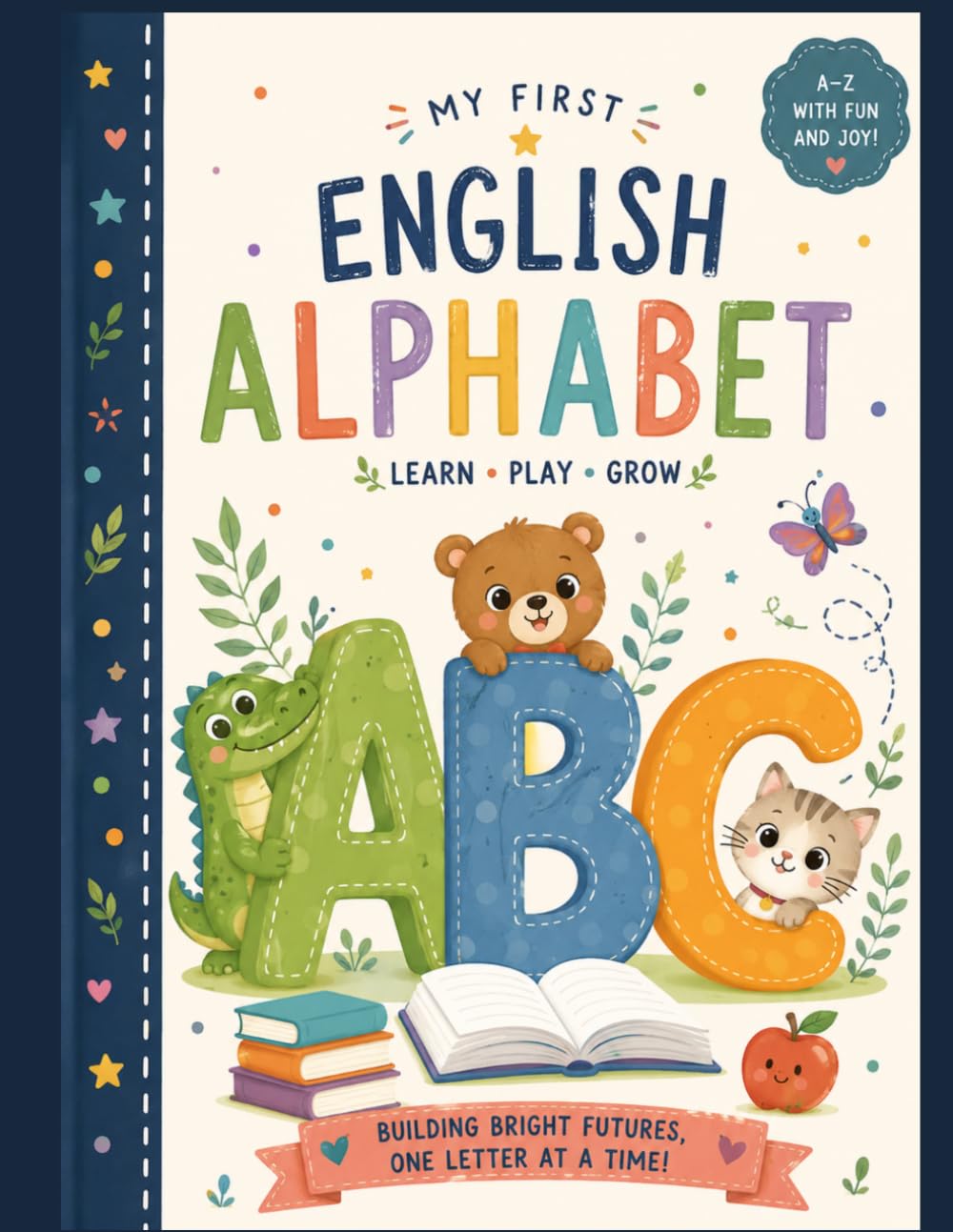 My First English Alphabet: Coloring Book