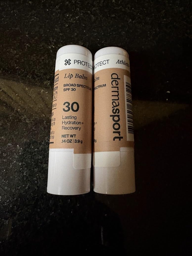 DERMASPORT SKINCARE Dermasport SPF 30 Lip Balm 2 Pack – Hydrating SPF Lip Balm for Dry, Chapped Lips – National Ski Patrol Partner – Water & Sweat Resistant for Men & Women
