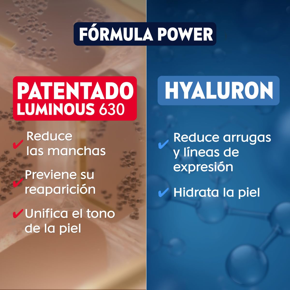 NIVEA MEN POWER Sérum Antiedad 2 en 1 - Serum Facial Hidratante para Hombre - Antimanchas y Antiarrugas - Con Luminous 630 y Ácido Hialurónico - Reduce Arrugas Profundas - Todo tipo de piel - 30 ml