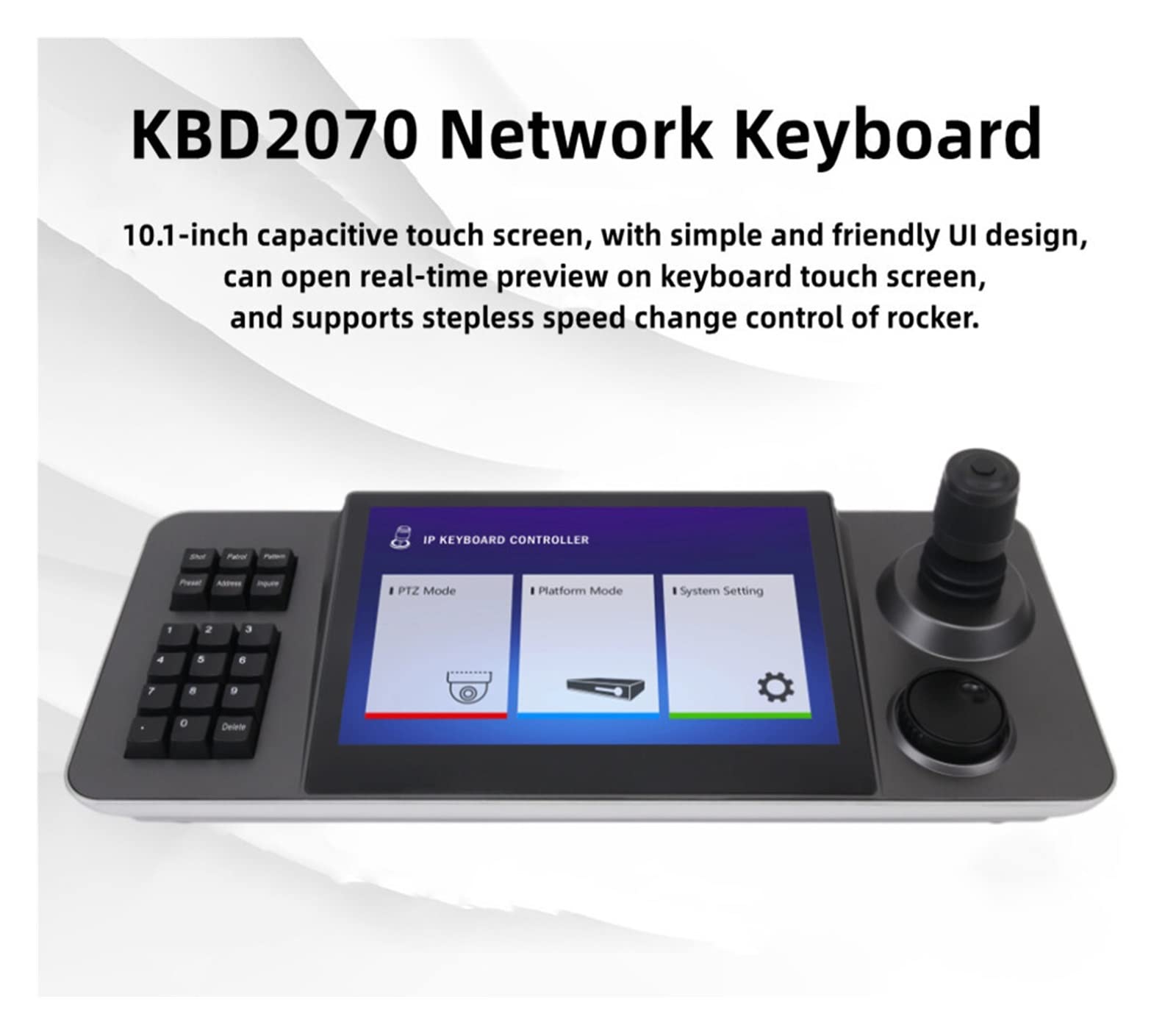 Pantalla LCD 4D, Teclado Mezclador de 11,6 Pulgadas, Pantalla HD, cámara de Estudio, Escenario, 8 Canales, Control de vídeo for transmisión en Vivo para computadora portátil, TV, proyector