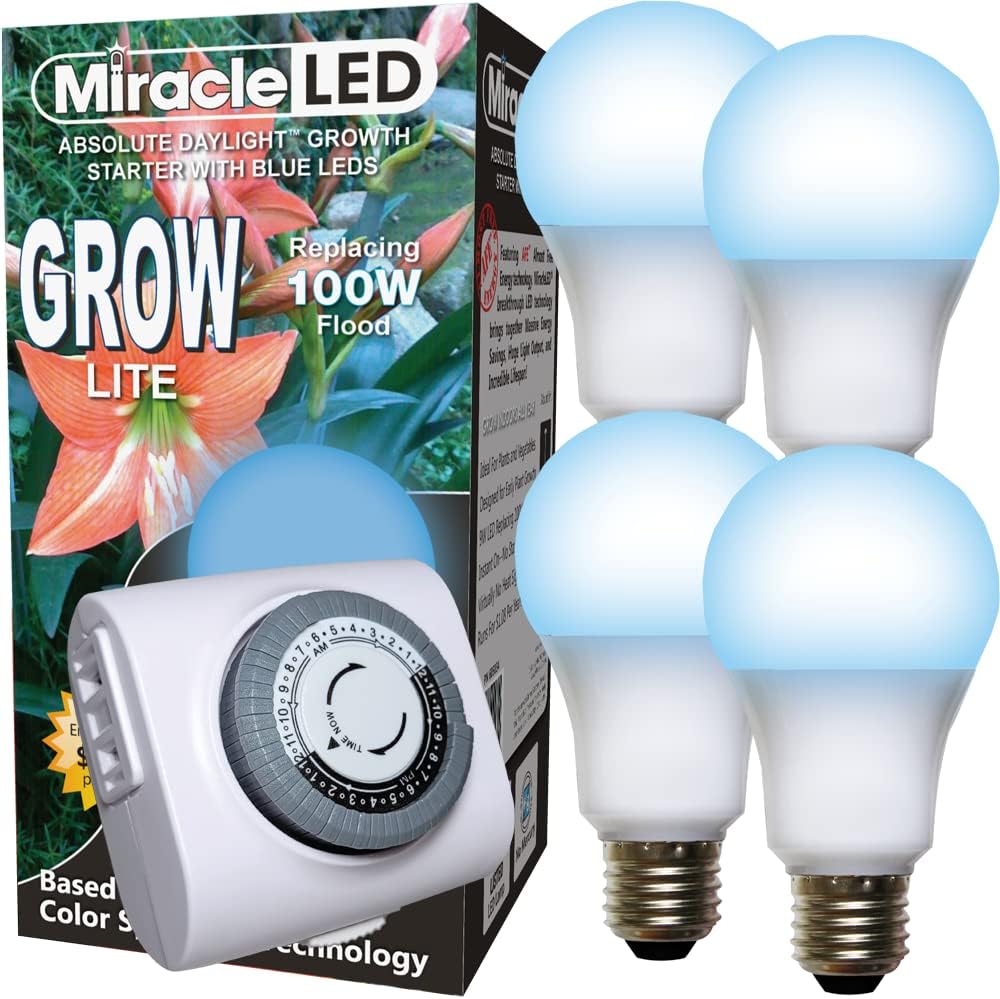 Miracle LED 9W Blue Spectrum Absolute Daylight Grow Light Replacing