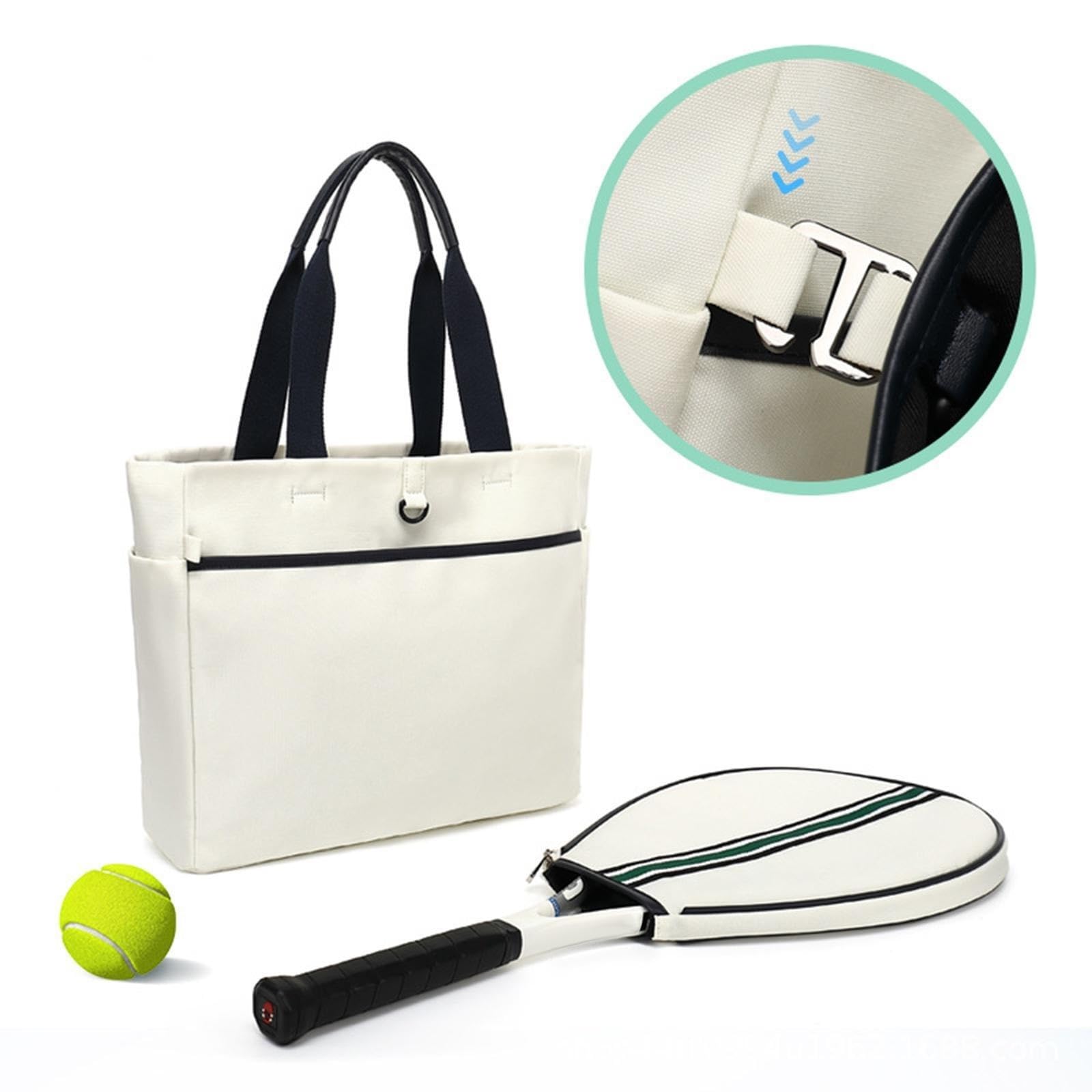 Raquetero Tenis Bolsa for Raqueta de Tenis, Bolso de Hombro Multiusos con Correa for el Hombro Desmontable, Bolsa for Raqueta de Tenis