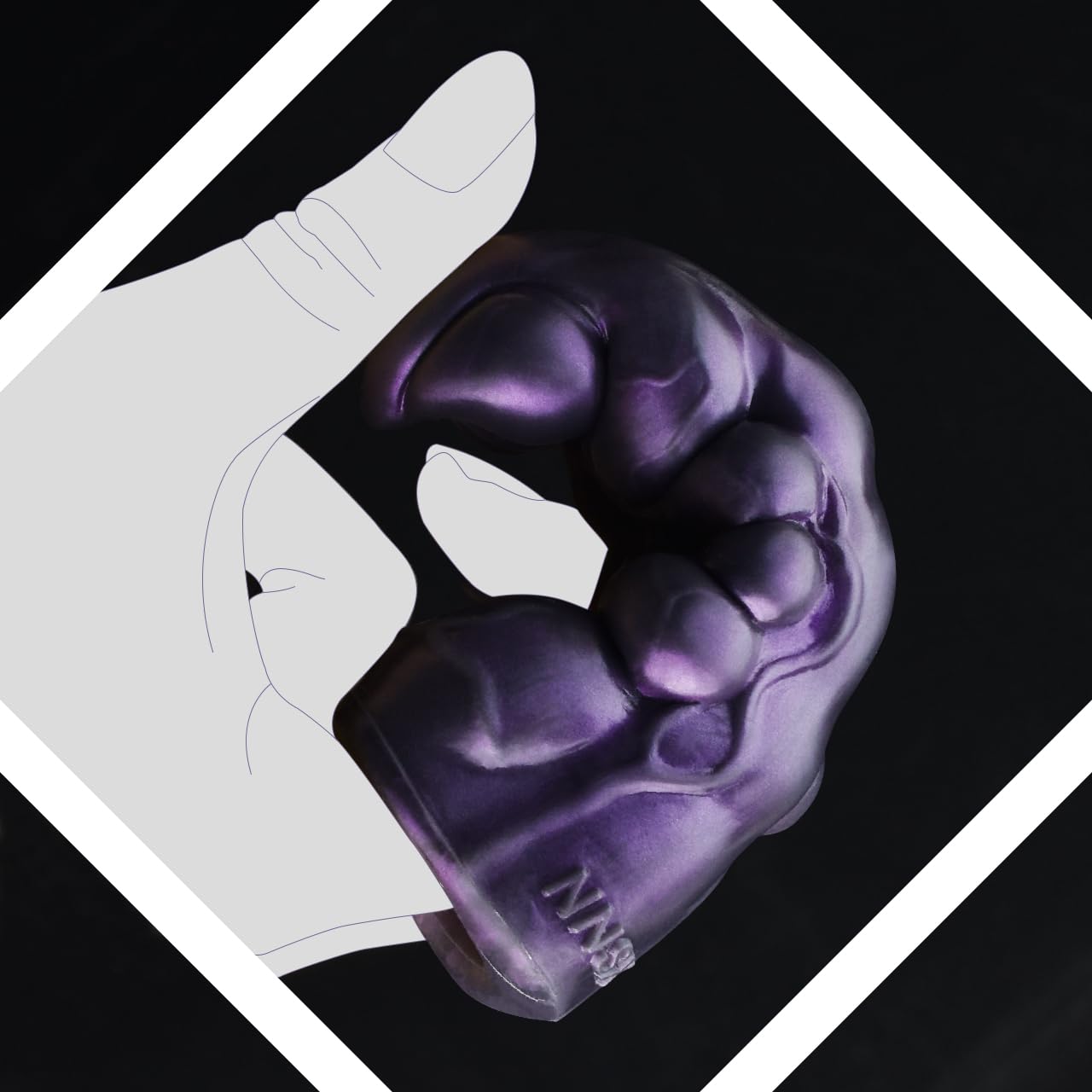 NNSX Fantasy Finger Sleeves, Fingering Masturbation Sex Toy, Cosplay Sexual Fantasy stimulating decive for Intense Gratification, 4.3" insertable Silicone Adult Intimate Sheath