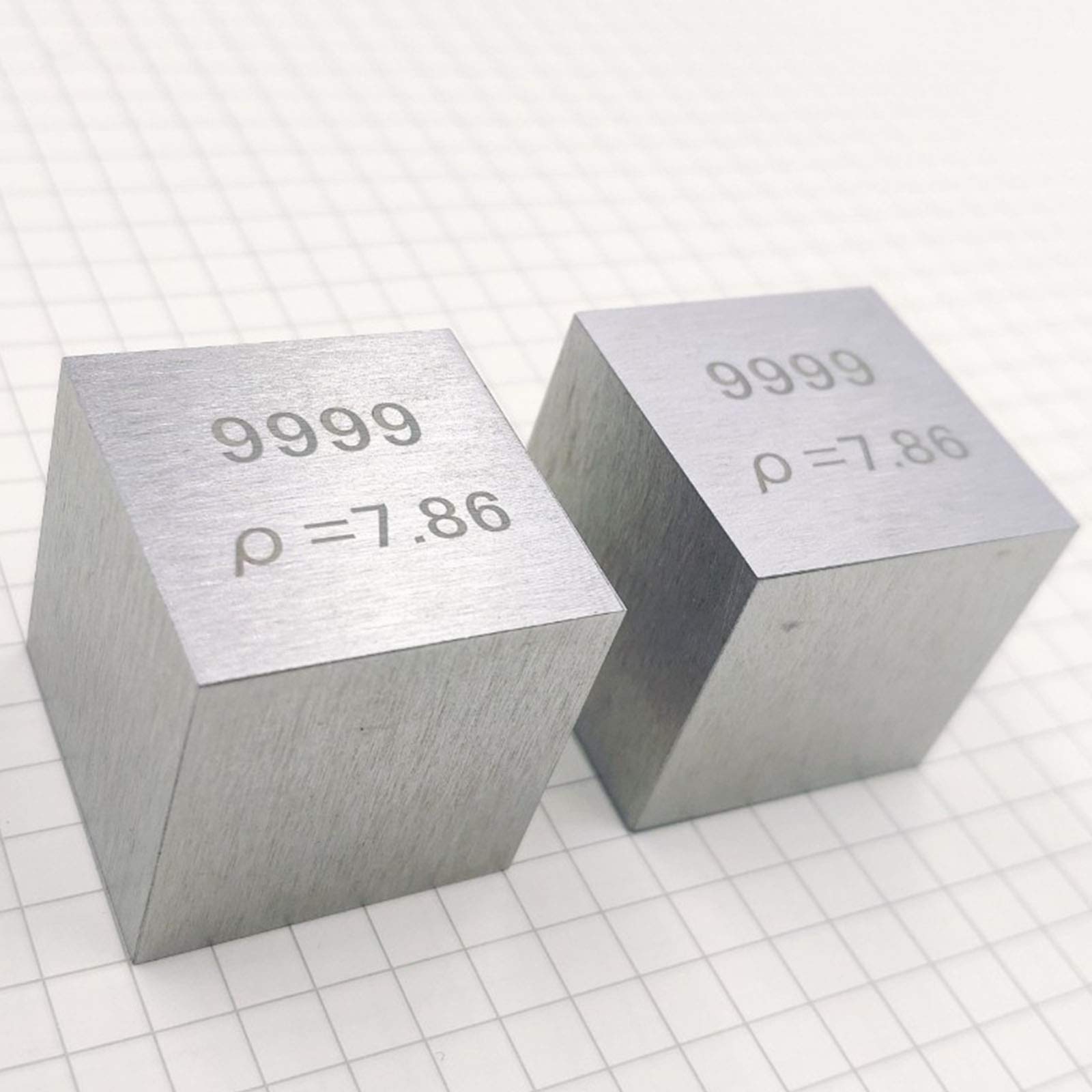 BBAUER Würfel Aus Reinem Metall, Dichtewürfel Eisen, Geeignet Für Den Chemie- Und Physikunterricht Im Klassenzimmer/1Pc/1In