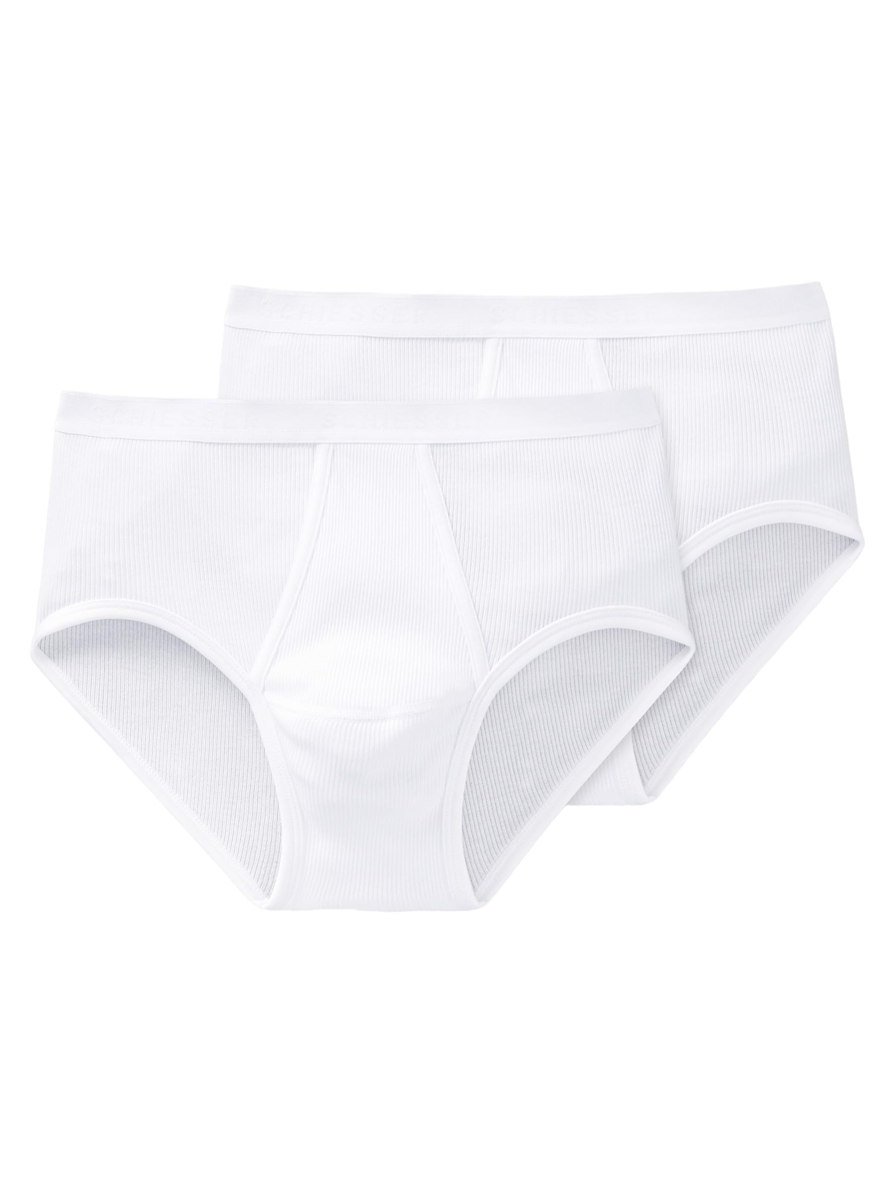 Schiesser Men's Boxer Briefs, 005052-100, White (100-Weiss), Medium (M)