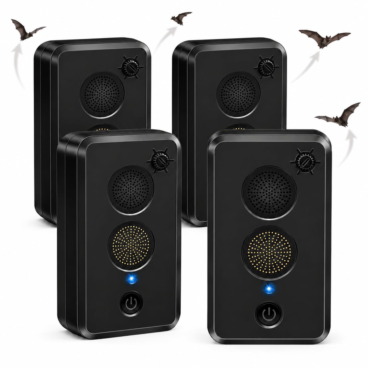 2026 New 4 Pack Ultrasonic Bat Repellent&amp;Bat Deterrent Devices
