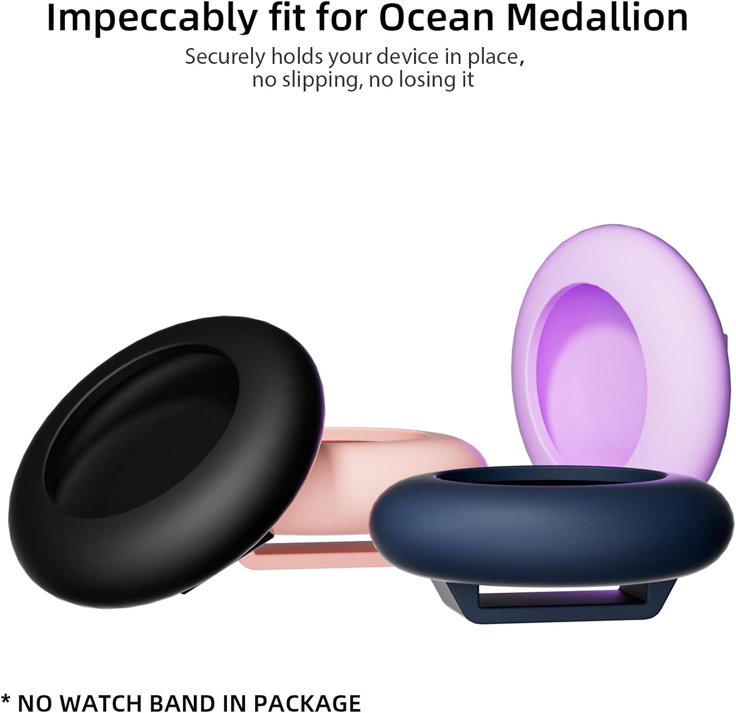Watch Adapter for holding a Carnival Ocean Medallion,Princess Ocean Medallion Holder Accessories (Pink) image 2