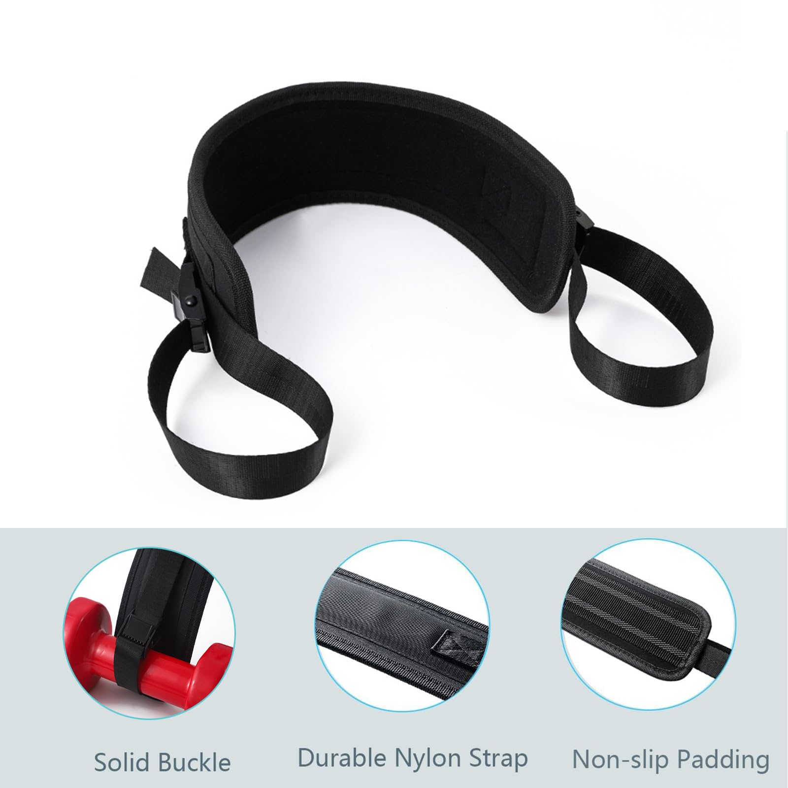 Cintura Zavorra Per Allenamento Glutei - Cintura Pesi Per Spinte Anca, Plank, Flessioni - Foto 3