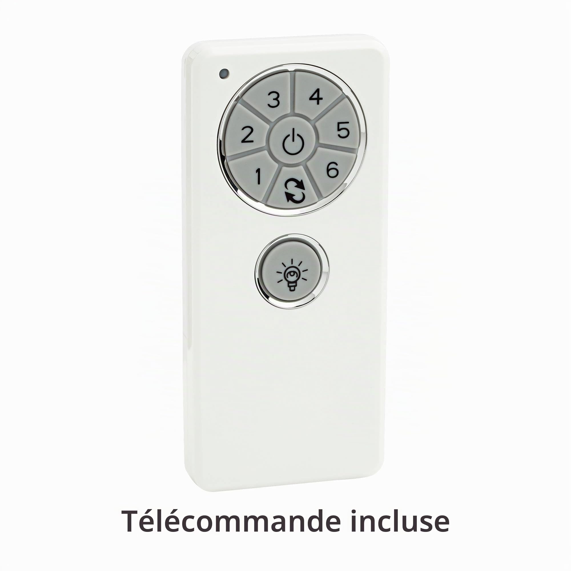 Esperanza Ventilateur de plafond d'intérieur en teck bronze et doré avec télécommande à lumière LED 142,2 cm