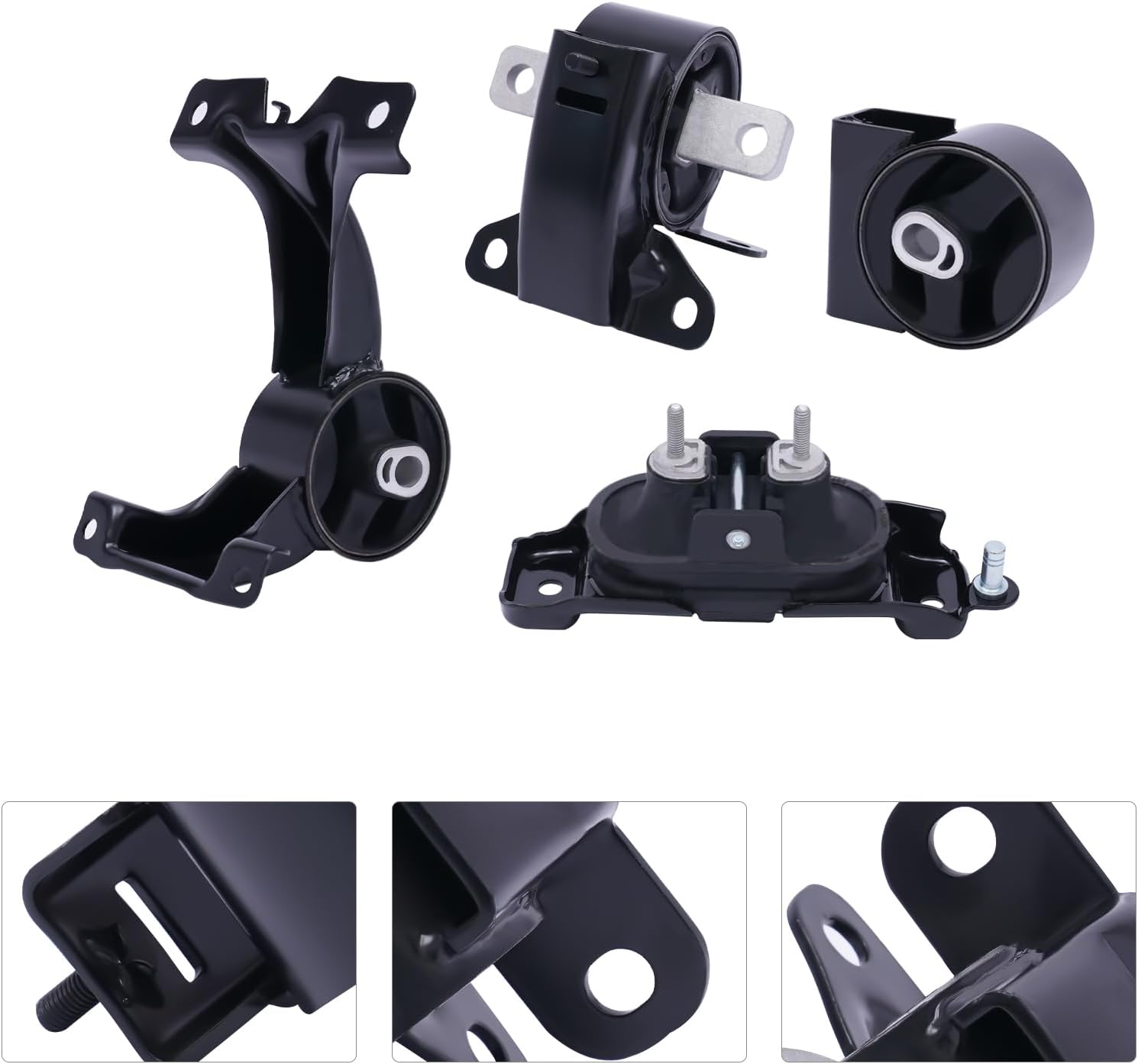 4pcs Engine Motor Mount and Auto Trans Mount for 2011-2019 Dodge Grand Caravan 3.6L,for 2012-2015 Ram C/V 3.6L,for 2011-2014 Volkswagen Routan 3.6L A5577,A5480,A5665