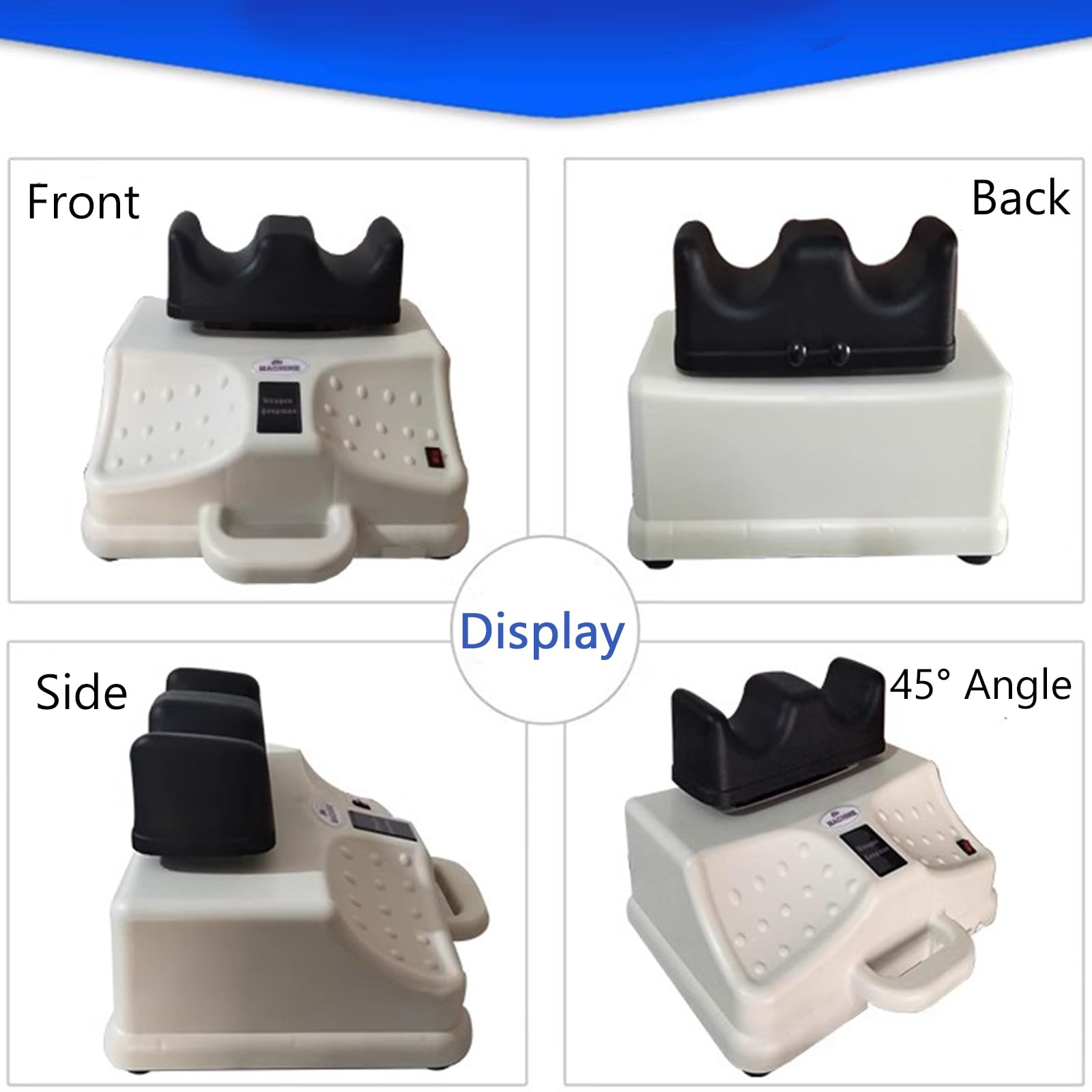 Masseur oscillant, exercice de pied de 10 vitesses avec minuterie, dispositif de thérapie cinétique électrique portable pour la circulation sanguine et la relaxation musculaire, équipement de remise e