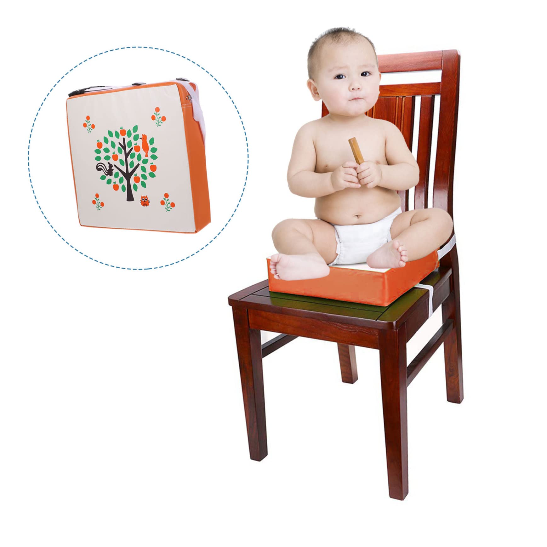 Toyvian 1 Pc Almohadilla De Refuerzo Silla Alta Para Niños Almohadilla De Asiento De Coche Refuerzo De Viaje Kit De Elaboración De Flores Viajar Chair Lavable Bebé Levantar Almohadilla