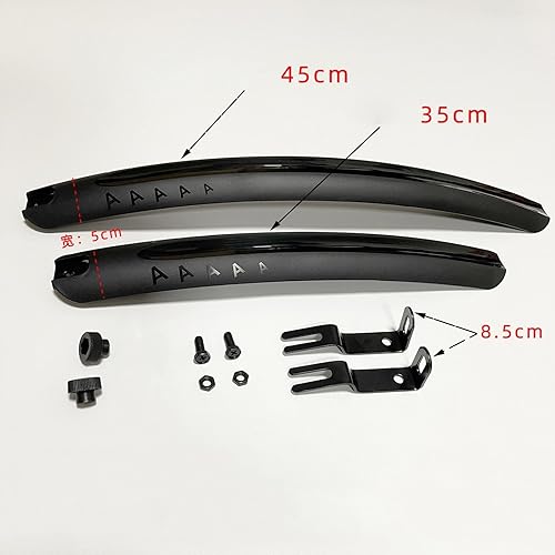 Miniatura 4 de DYNWAVE Protectores de barro para bicicleta, accesorios estrechos para bicicleta, protección contra la lluvia, contra salpicaduras, juego de