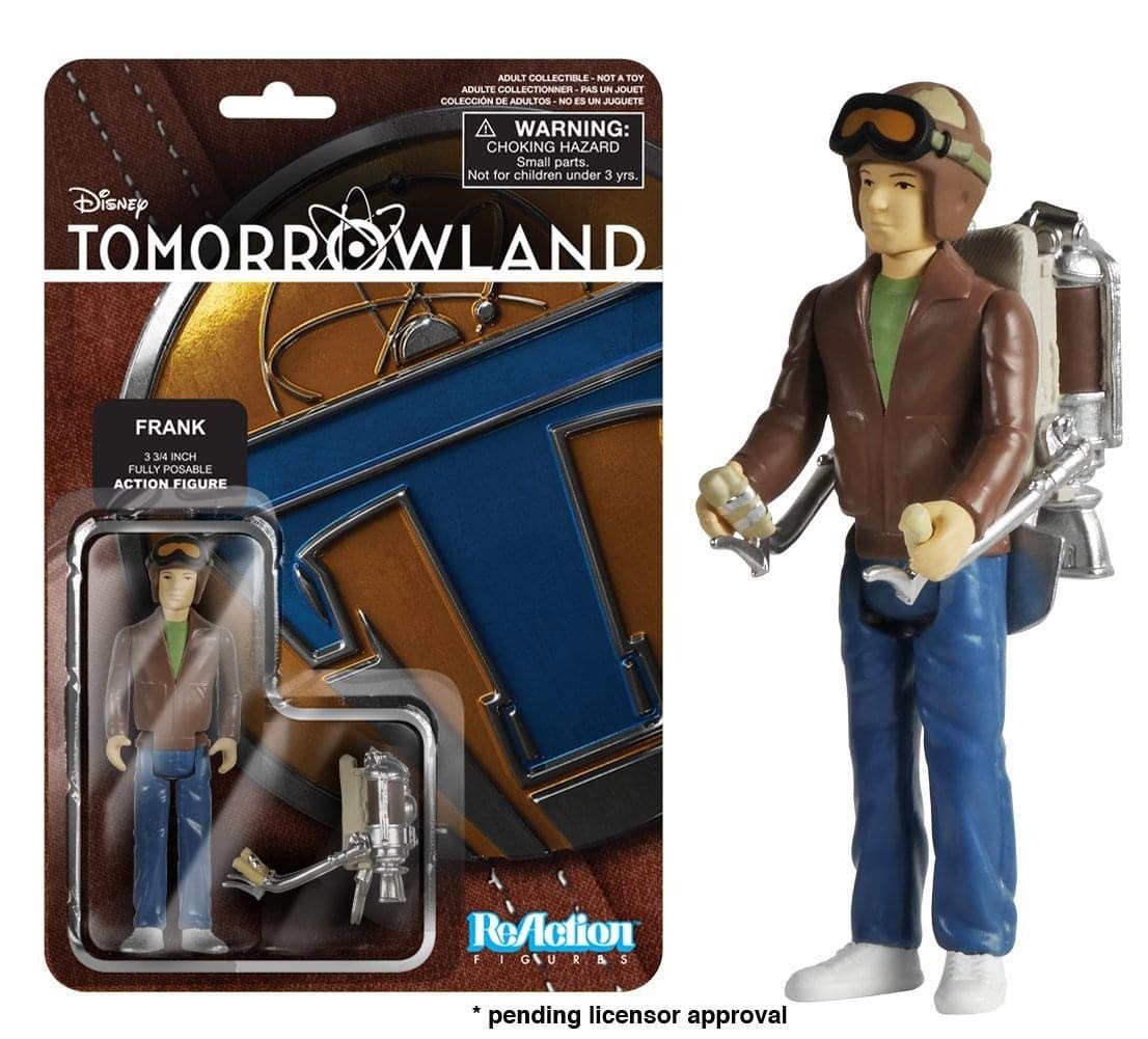 Funko NYCC 2014 (New York Comic Con) Reaction Disney Tomorrowland Frank Action Figure - Toy Tokyo Exclusive Disney Pop Limited Edition 1/200 - Mint On Card