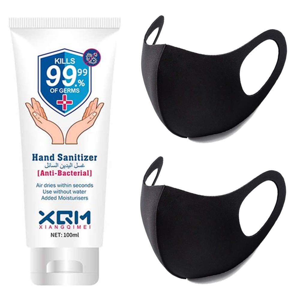 Hand Sanitizer Gel Kills 99.99% Germs Non-Rinse Disposable Hand Sanitizer, Long-lasting Anti-Bacterial Quick Drying Liquid Hand Soap (100ML)