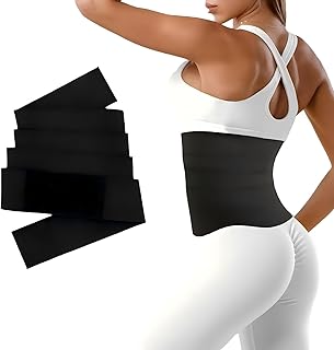 Waist Trainers For Women Belly Fat,Postpartum Belly Wrap For Tummy Control,Bandage Wrap Waist Trainer, Waist Trainer For Women Lower Belly Fat Black