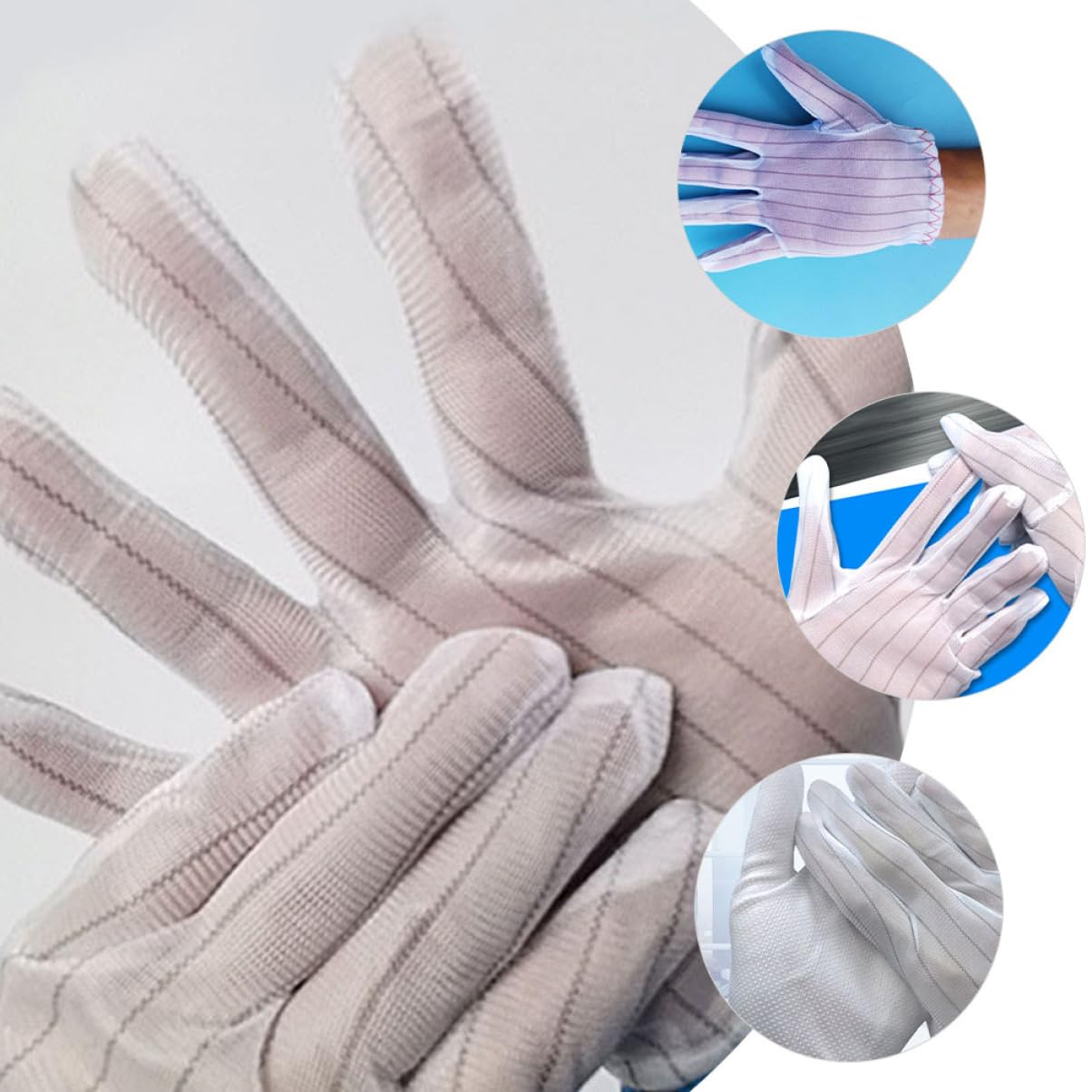 50paare Anti-statik-handschuhe Für Pc-bau Und Elektronikreparatur Flexible Langlebige Und Leichtgewichtige Arbeitshandschuhe Für Einsatz Der Elektronikindustrie
