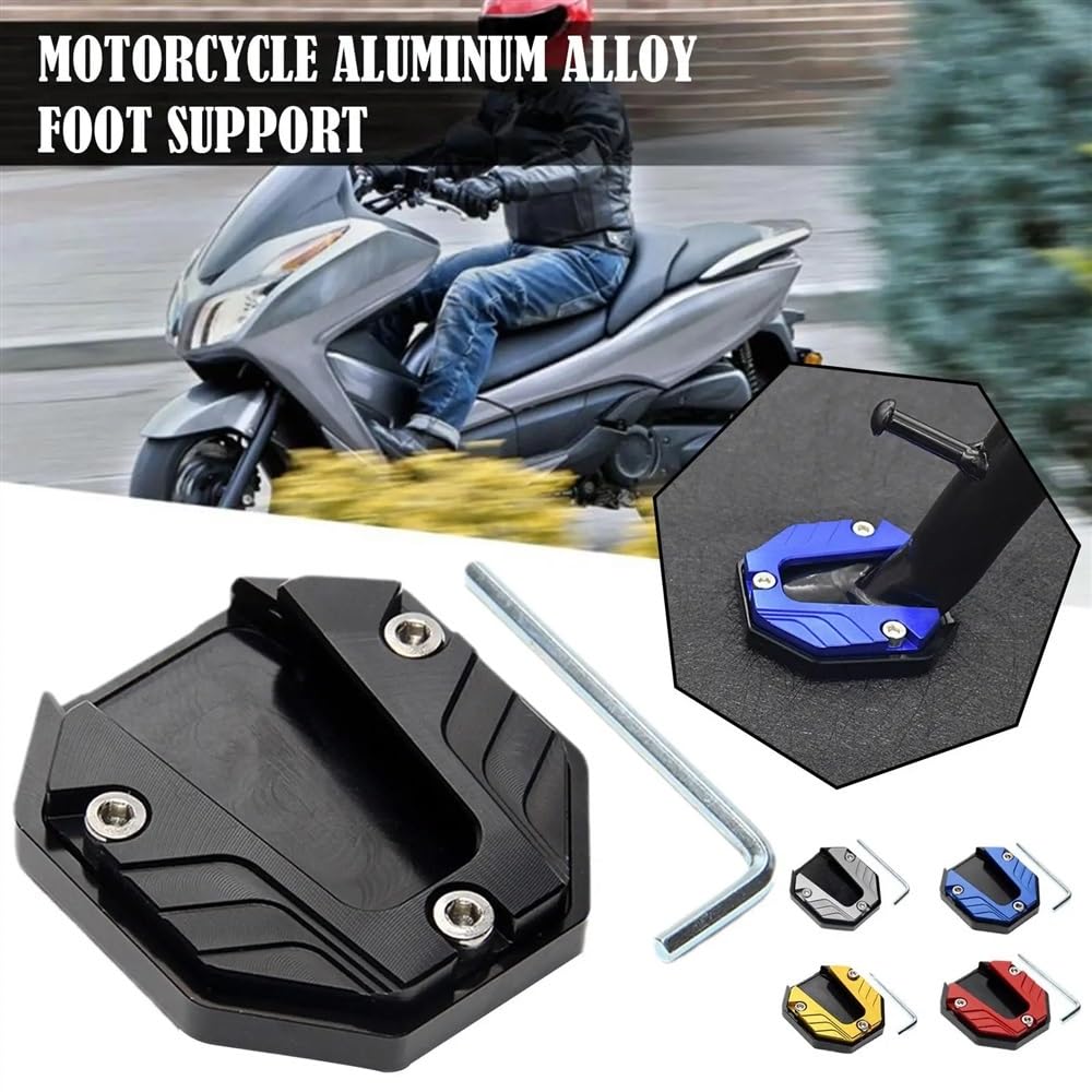 Support Béquille Moto Universel Anti-Bascule - Plaque Dérapante Pour Sols Mous | Accessoire Moto Sable, Gravier