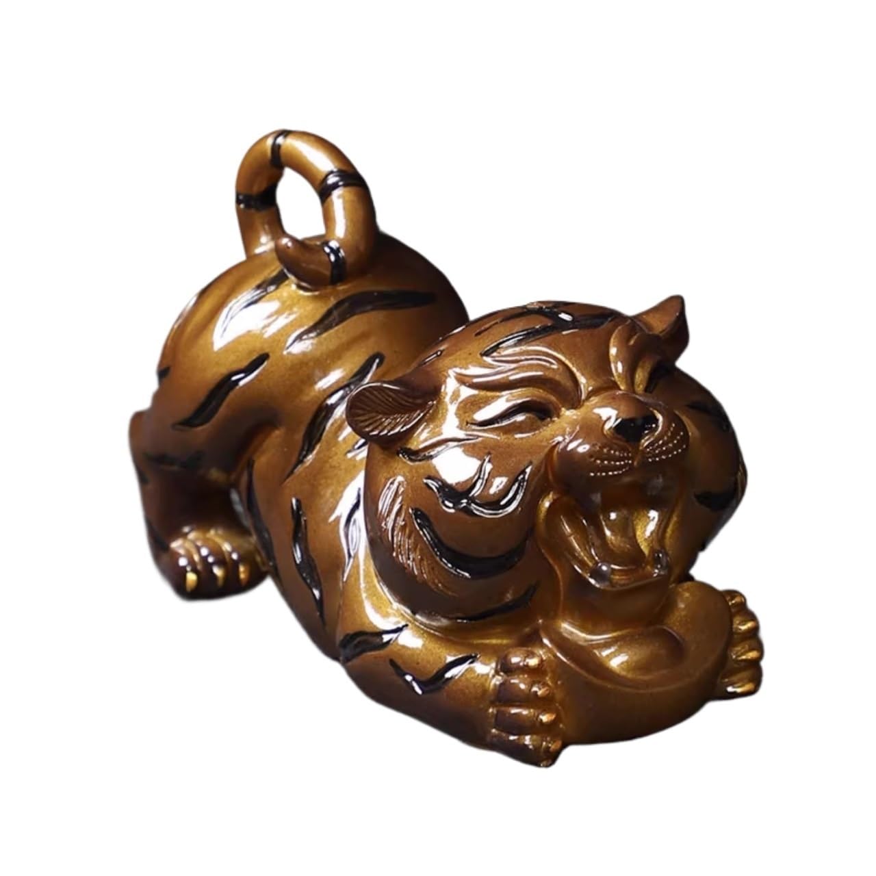 Animal de bureau tigre mignon décoration de table basse et bureau pour pause thé relaxante