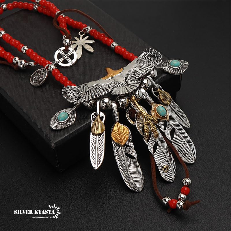 Amazon.co.jp: silver KYASYA: イーグル、フェザー