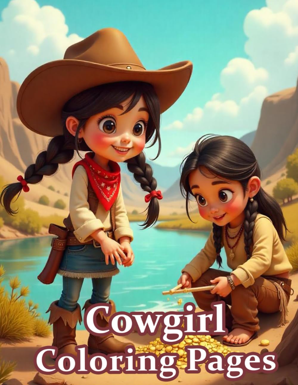 Cowgirl Coloring Pages: Western Theme Coloring