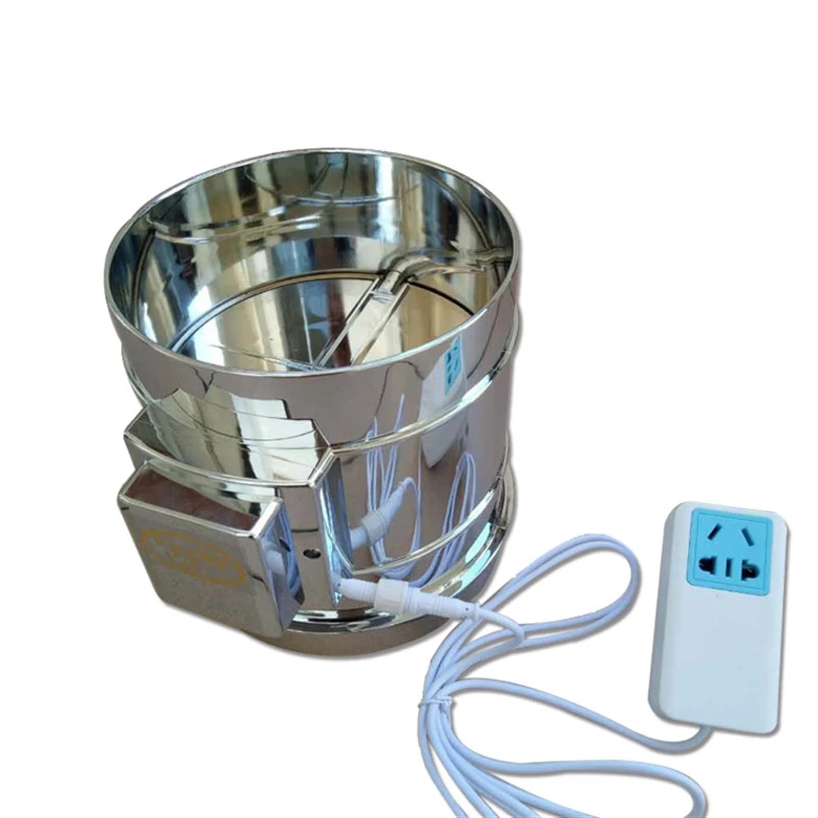 Range Hood Electric Check Valve Anti-Fume Backflow Flue for Kitchen(Blu)