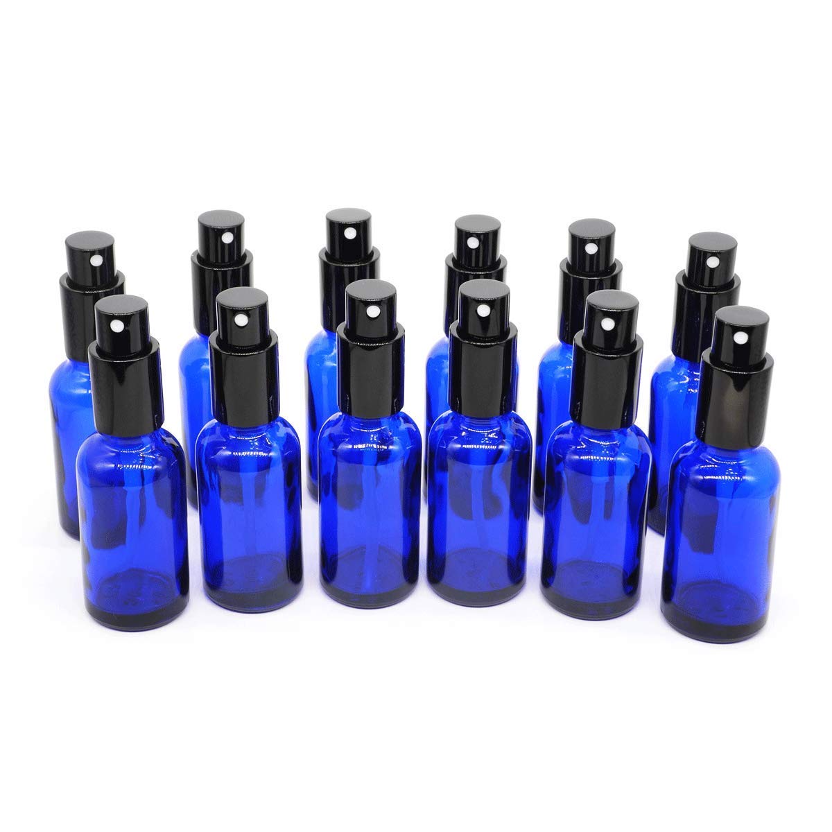 YIZHAO Braun Sprühflasche Glas 30ml, Sprühflasche Klein Glas mit [Zerstäuber], für Ätherisches Öle,Kosmetik, Apotheker, Reinigung,Aromatherapie, Massage, Haare – 6Pcs