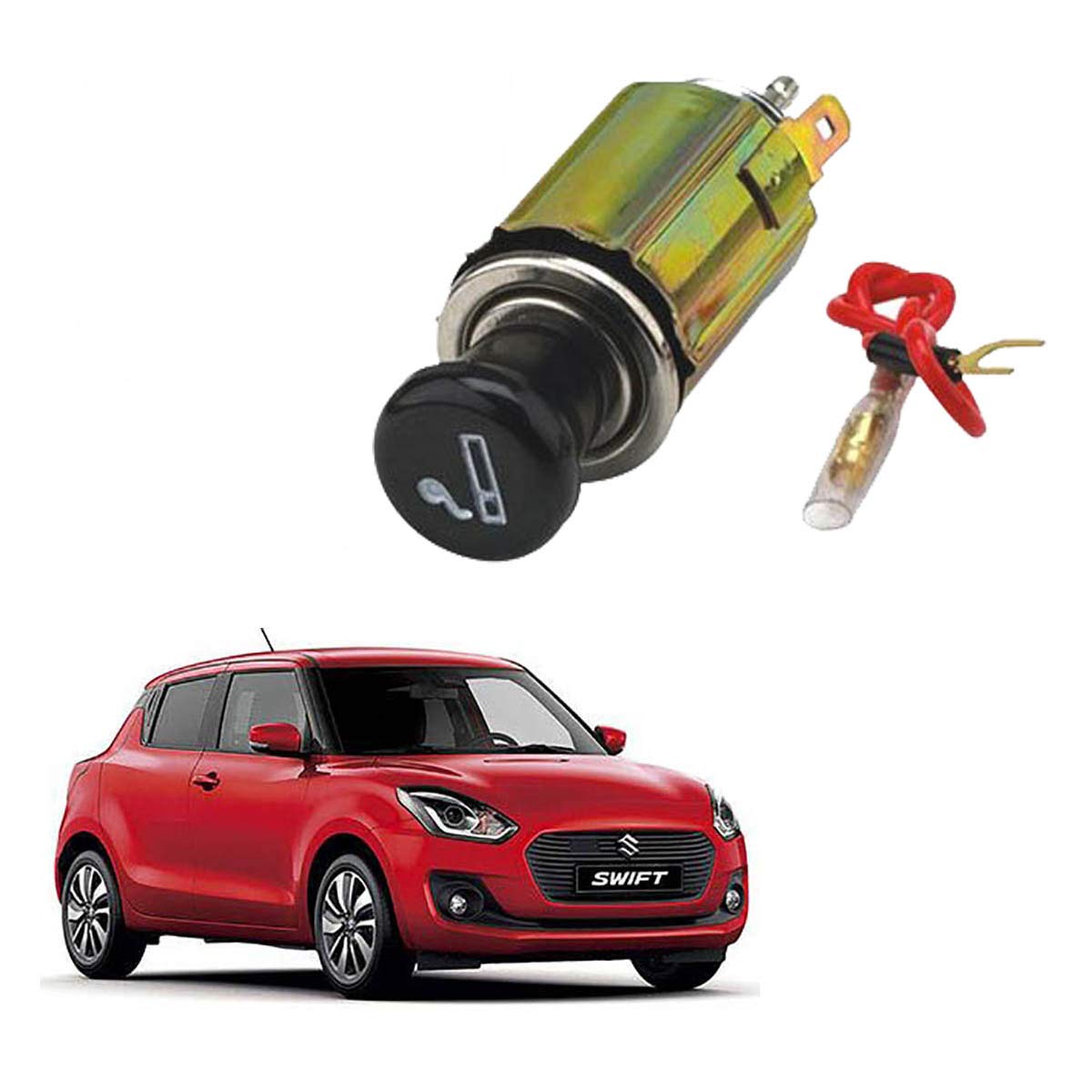 Kandid Car Cigarette Lighter Socket Connector For Maruti Suzuki Swift :  Amazon.in: Car & Motorbike